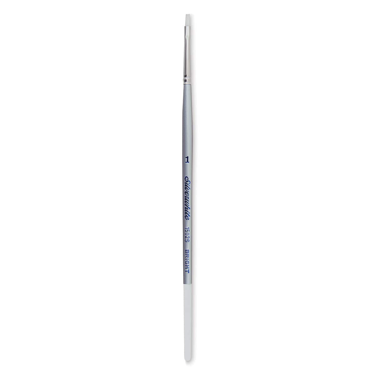 Silver Brush Silverwhite Synthetic Brush - Bright, Short Handle, Size 1
