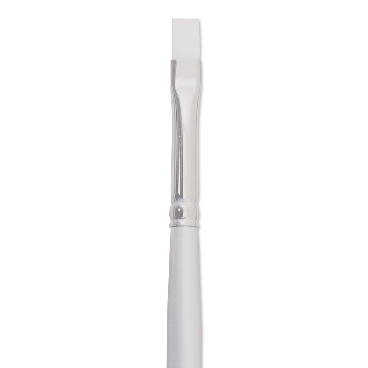 Silver Brush Silverwhite Synthetic Brush - Bright, Short Handle, Size 6 close up