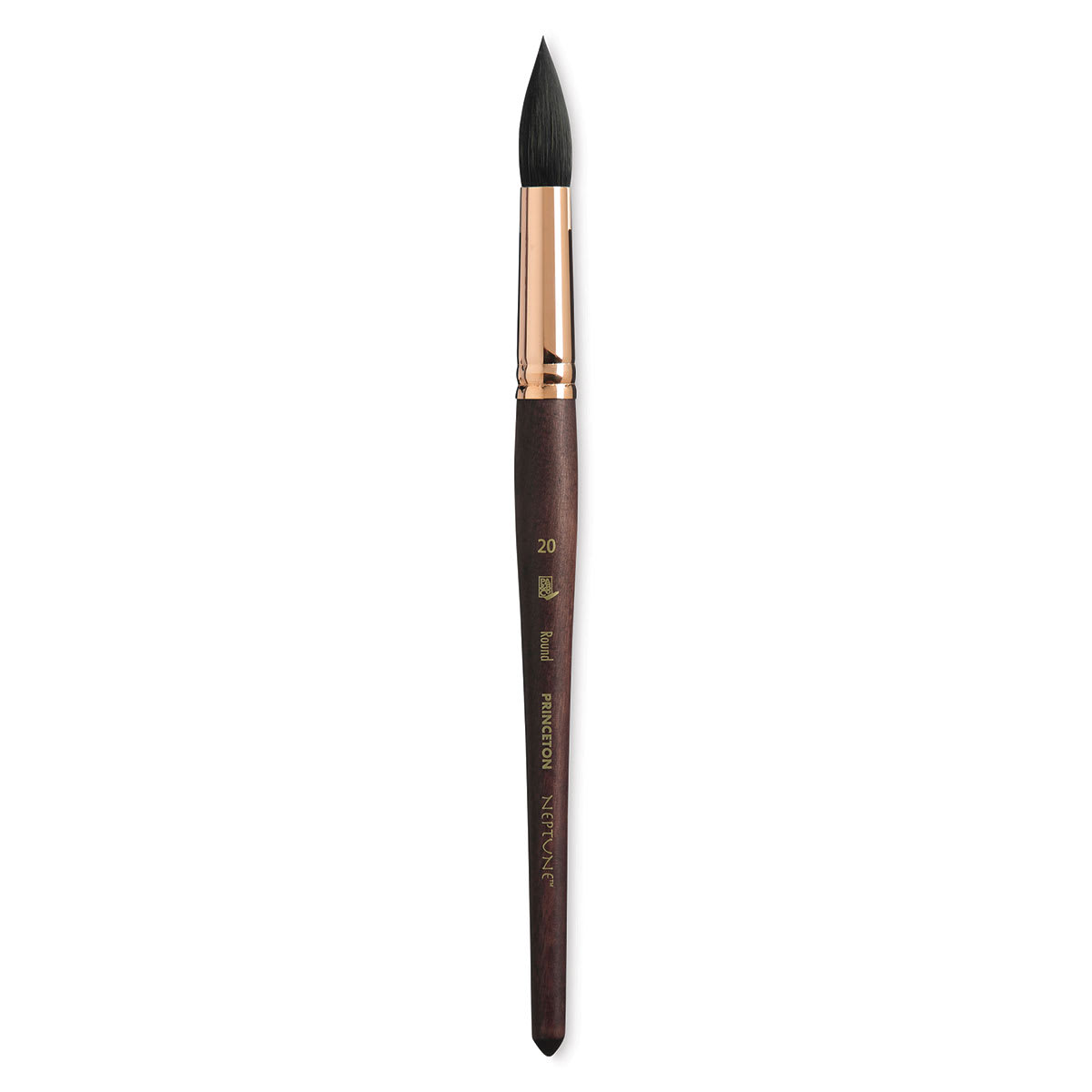 Princeton Neptune Synthetic Squirrel Brush - Round, Short Handle, Size 20