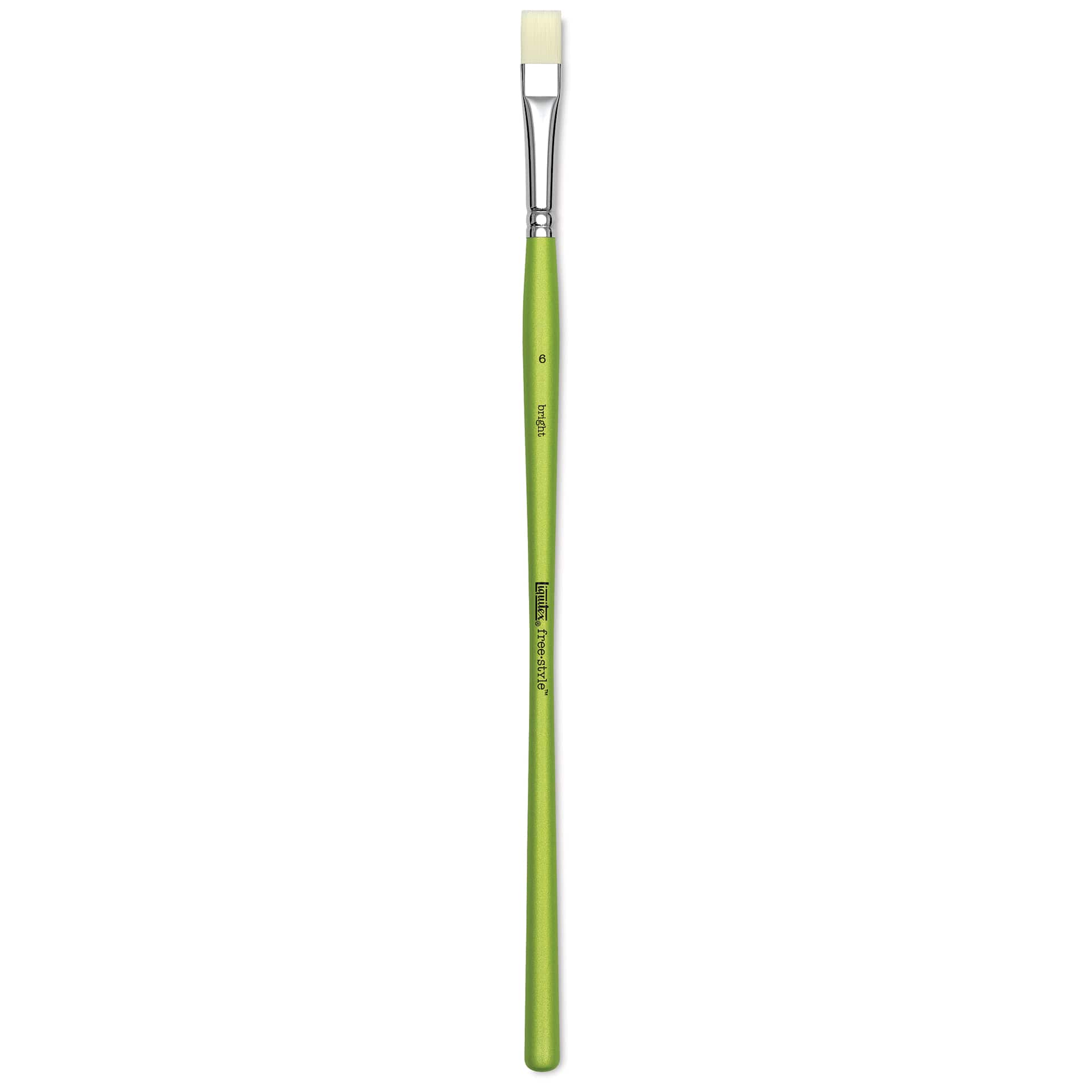 Liquitex Freestyle Brush - Bright, Long Handle, Size 6