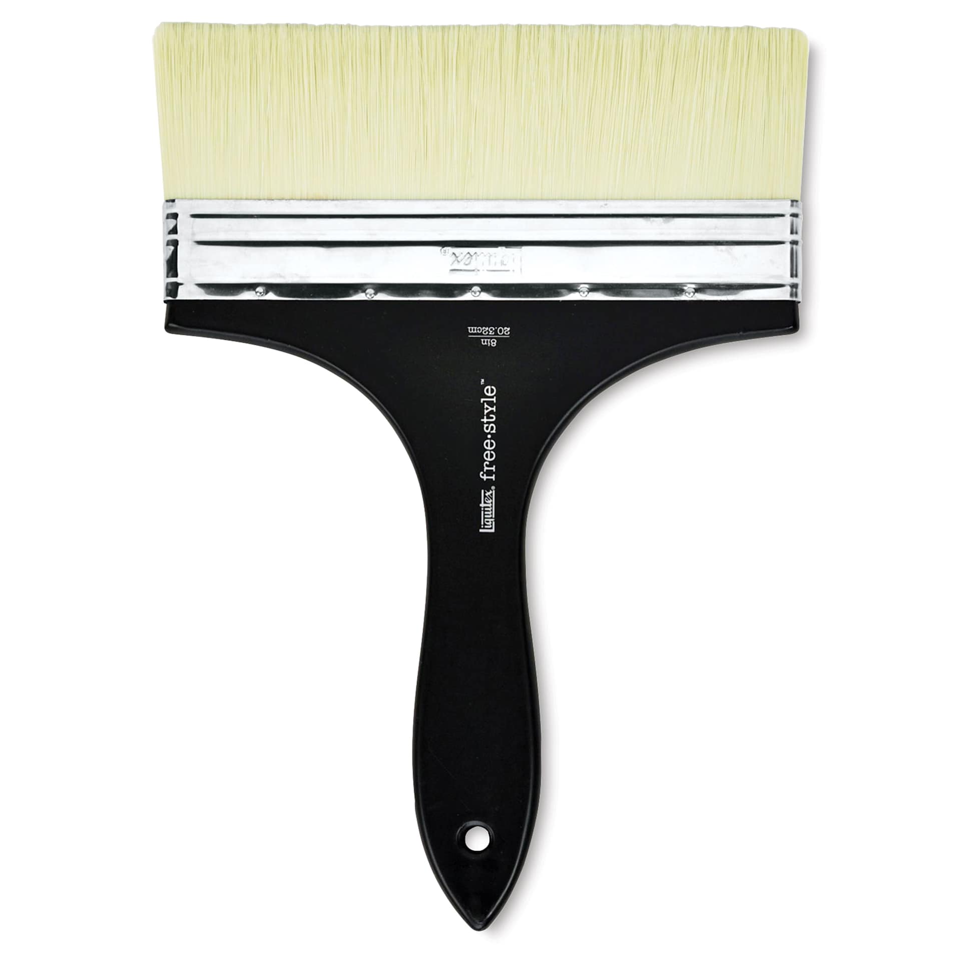 Liquitex Freestyle Brush - Broad Flat, Short Handle, 8" Liquitex Freestyle Brush - Broad Flat, Short Handle, 8"