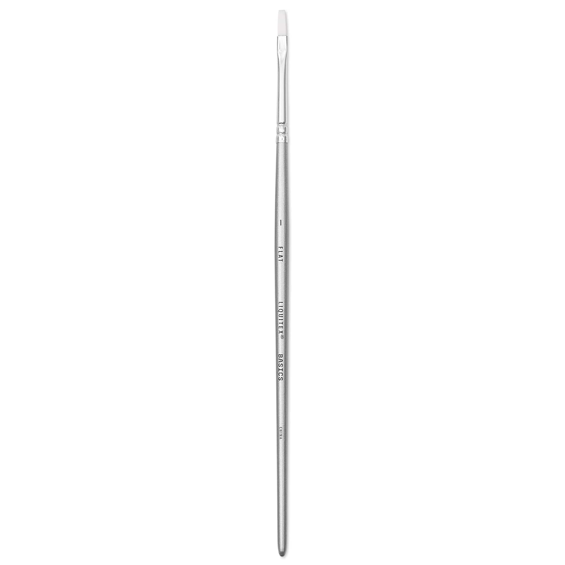 Liquitex Basics Synthetic Brush - Flat, Long Handle, Size 1