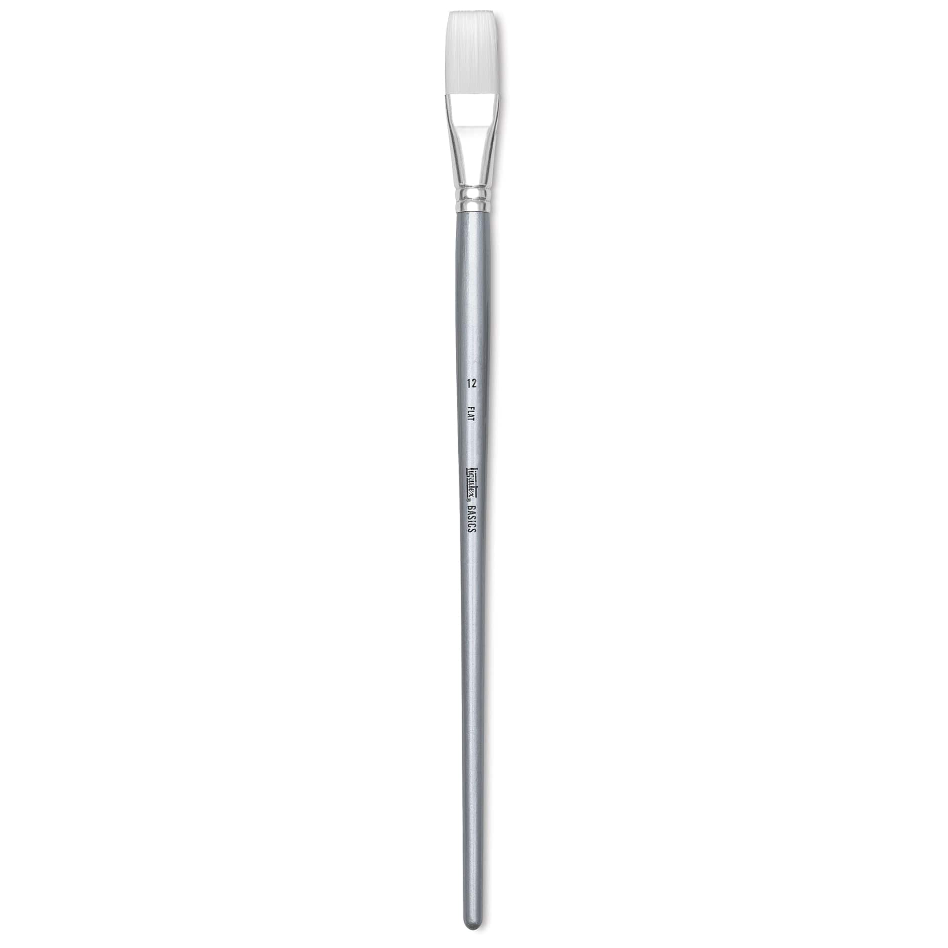 Liquitex Basics Synthetic Brush - Flat, Long Handle, Size 12