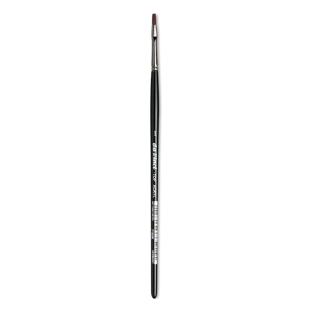 Da Vinci Top Acryl Synthetic Brush - Bright, Short Handle, Size 1