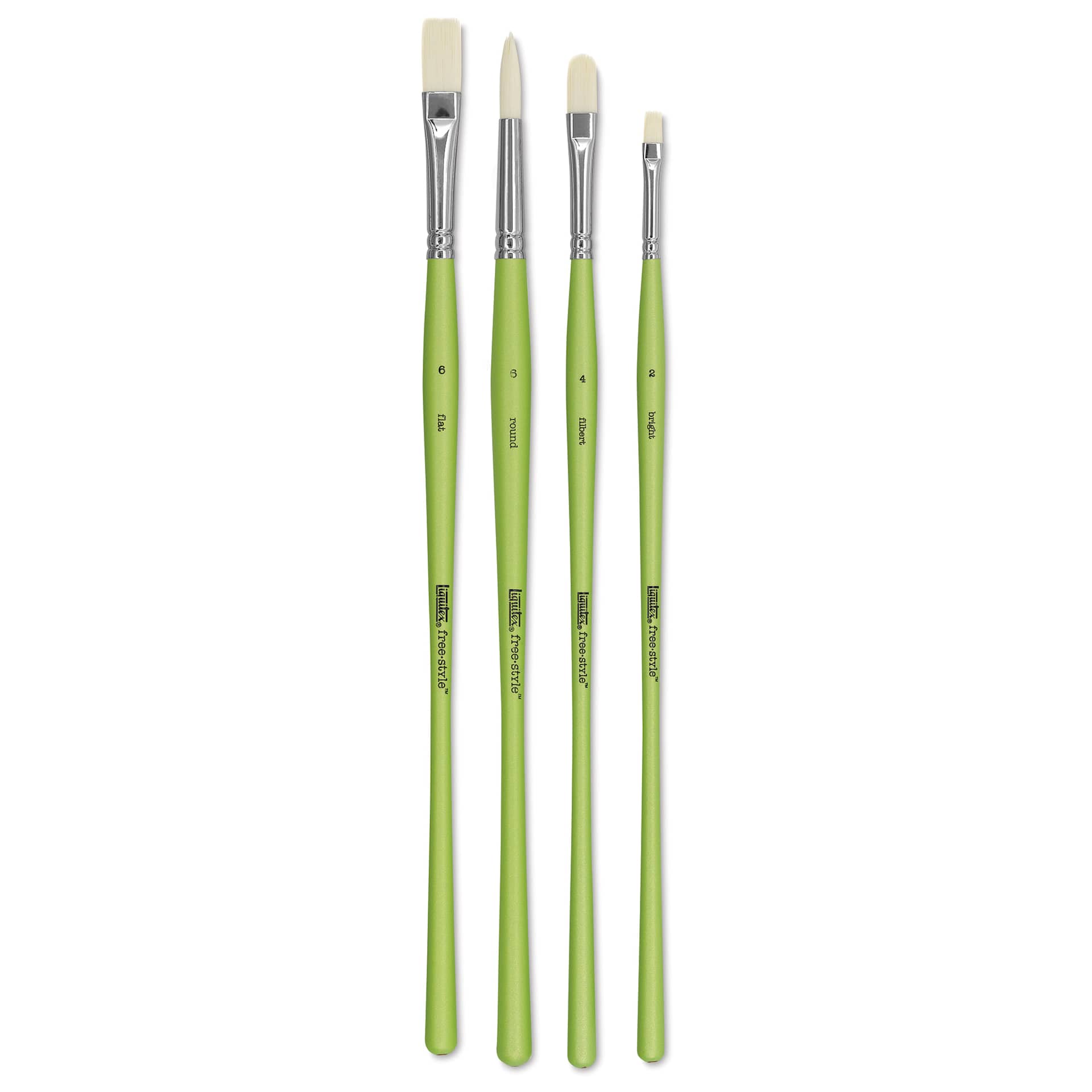 Liquitex Freestyle Brush - Traditional, Set of 4 Liquitex Freestyle Brush - Traditional, Set of 4