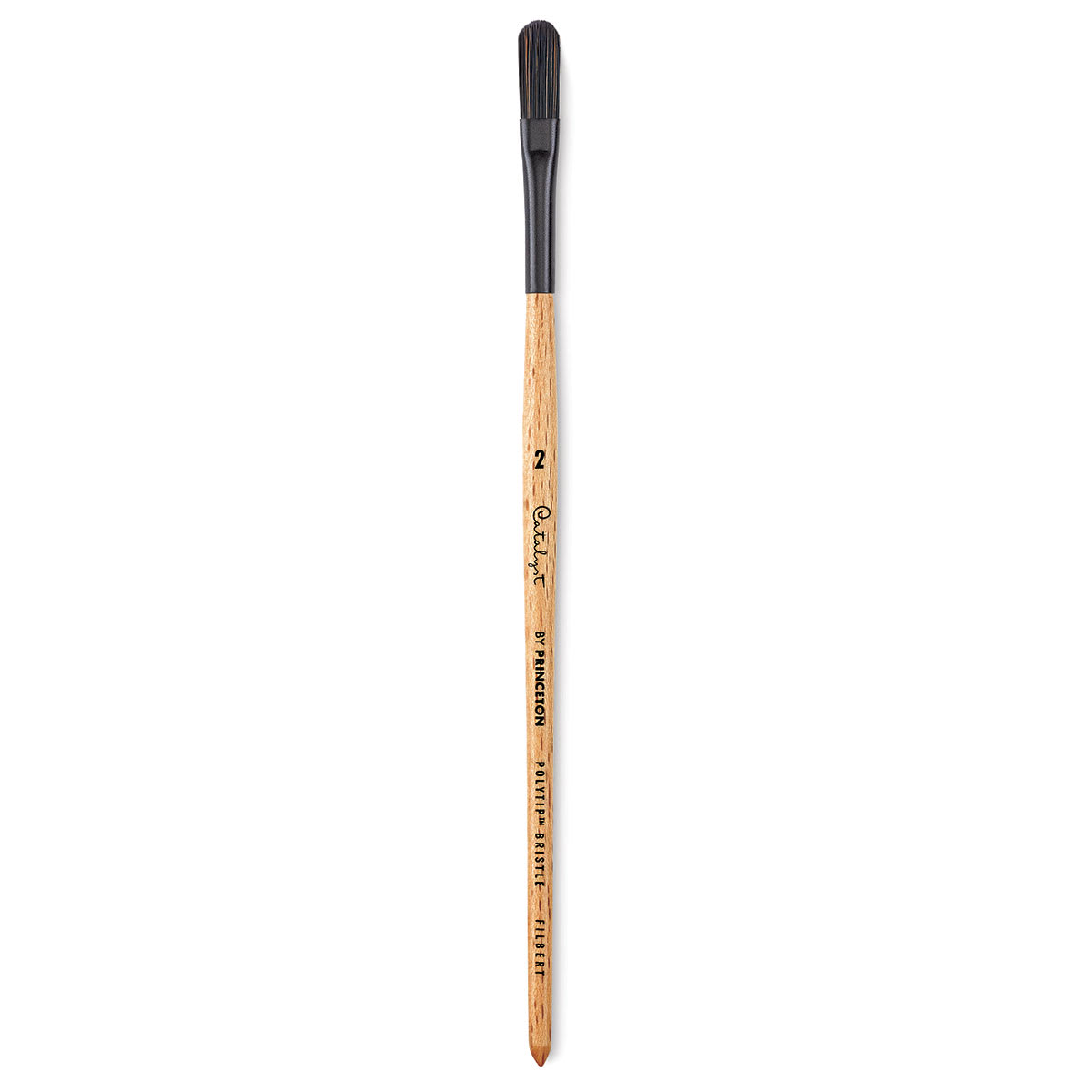 Princeton Catalyst Polytip Brush - Filbert, Size 2, Short Handle
