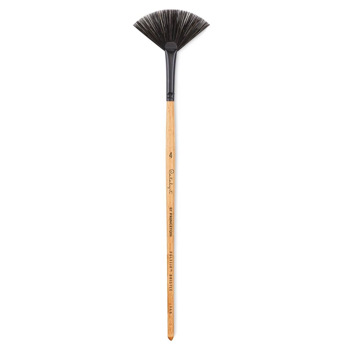 Princeton Catalyst Polytip Brush - Fan, Size 4, Short Handle