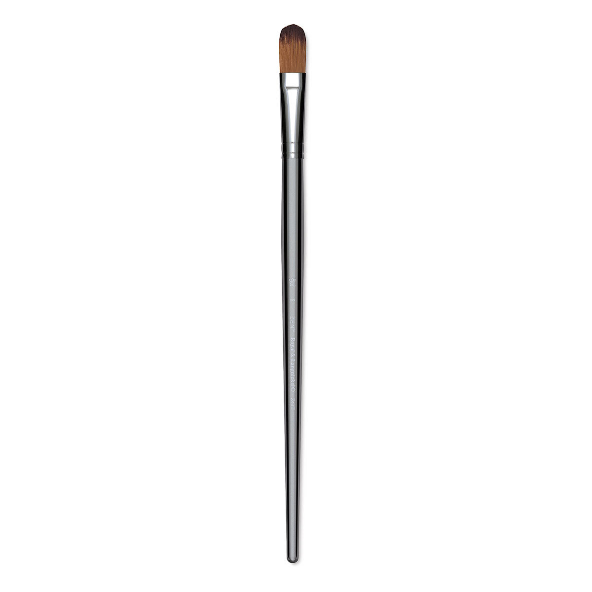 Royal & Langnickel Zen Brush - Filbert, Size 8, Long Handle