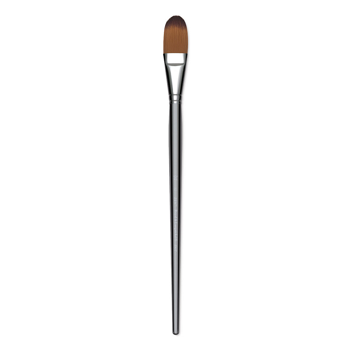 Royal & Langnickel Zen Brush - Filbert, Size 12, Long Handle