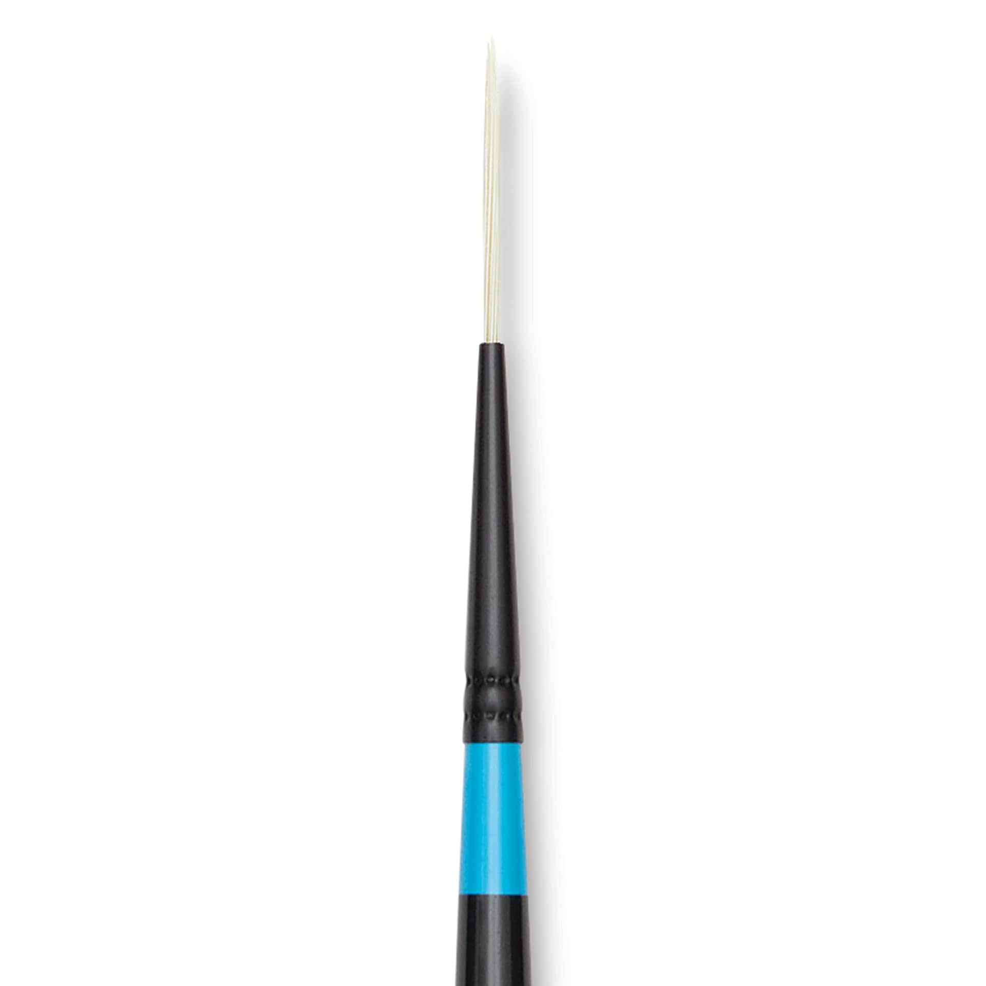 Princeton Series 6500 Aspen Synthetic Brush - Size 2, Liner, Long Handle, close-up