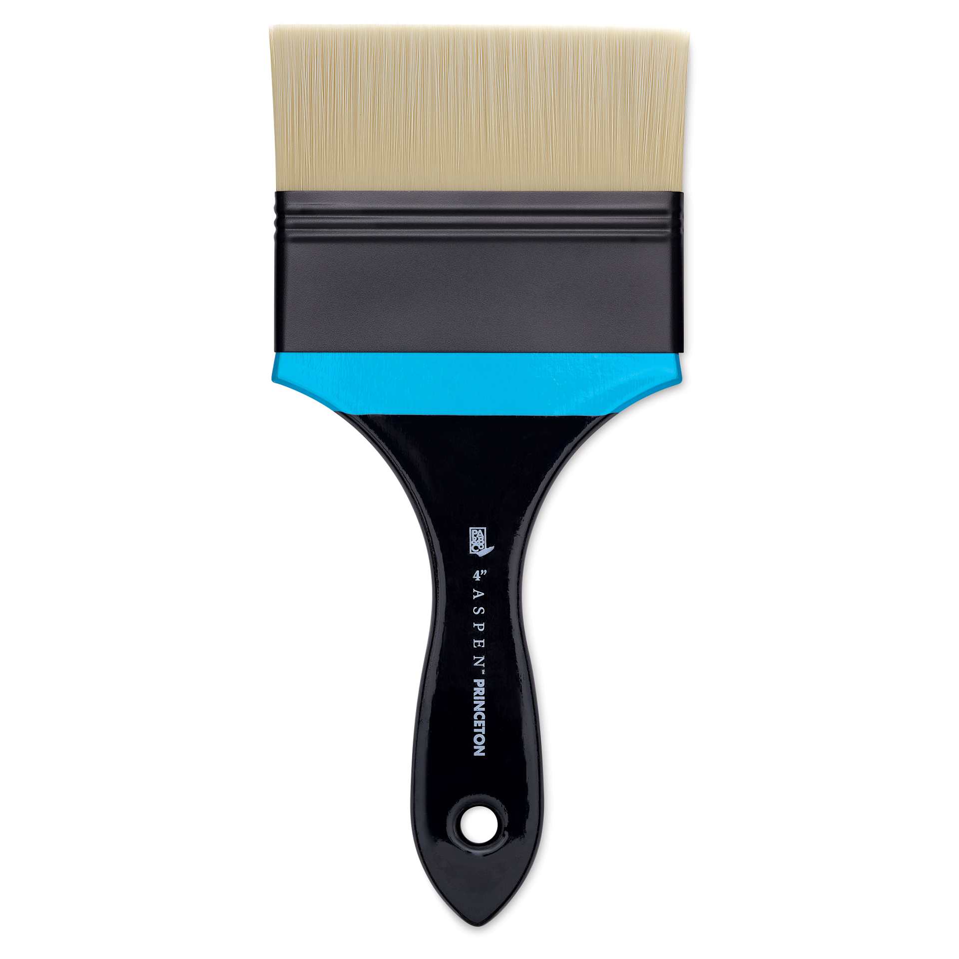 Princeton Aspen Series 6500 Synthetic Brush - Flat Mottler, Size 4"