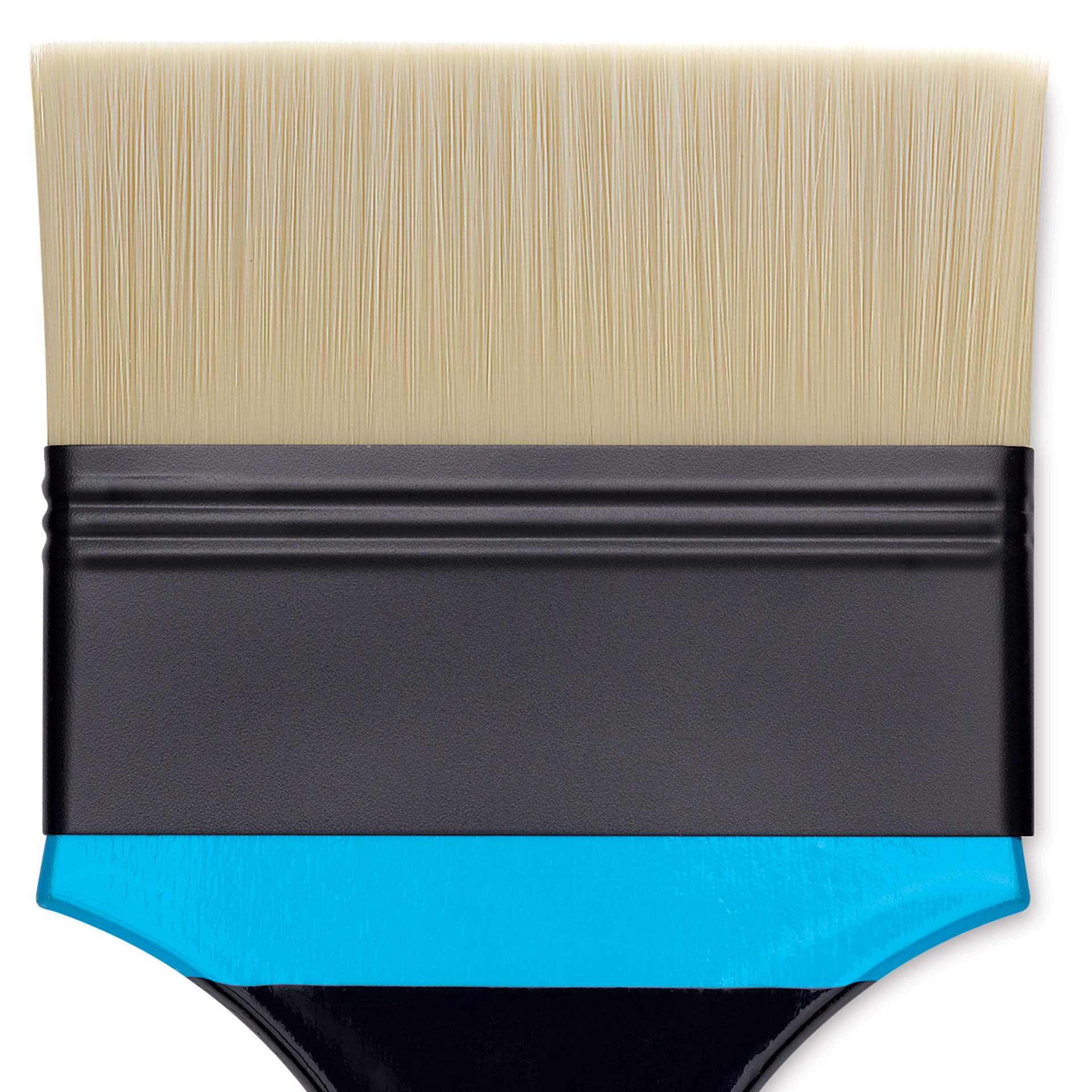Princeton Aspen Series 6500 Synthetic Brush - Flat Mottler, Size 4", close-up Princeton Aspen Series 6500 Synthetic Brush - Flat Mottler, Size 4", close-up
