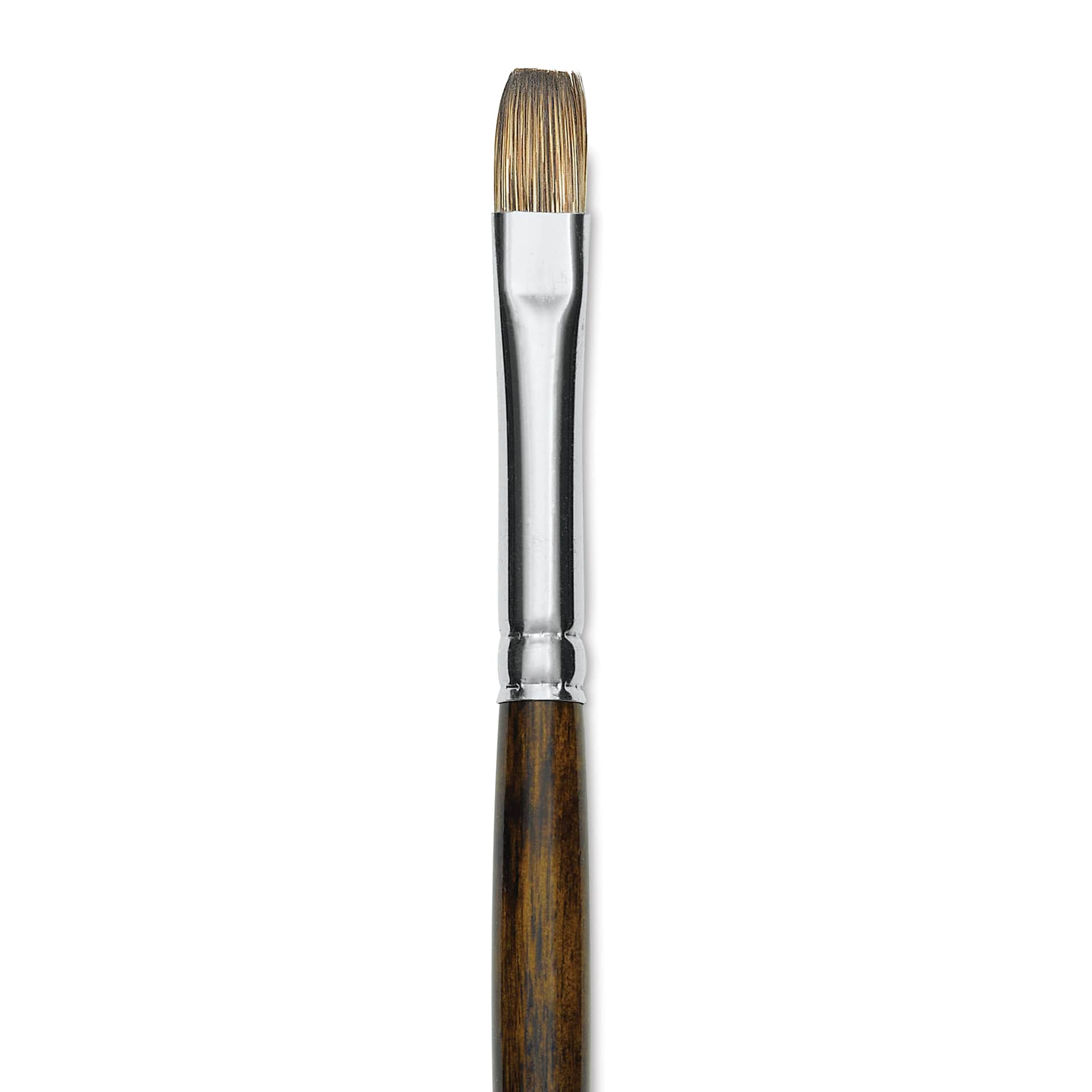 Silver Brush Monza Synthetic Mongoose Artist Brush - Long Handle, Bright, Size 6 (close up)