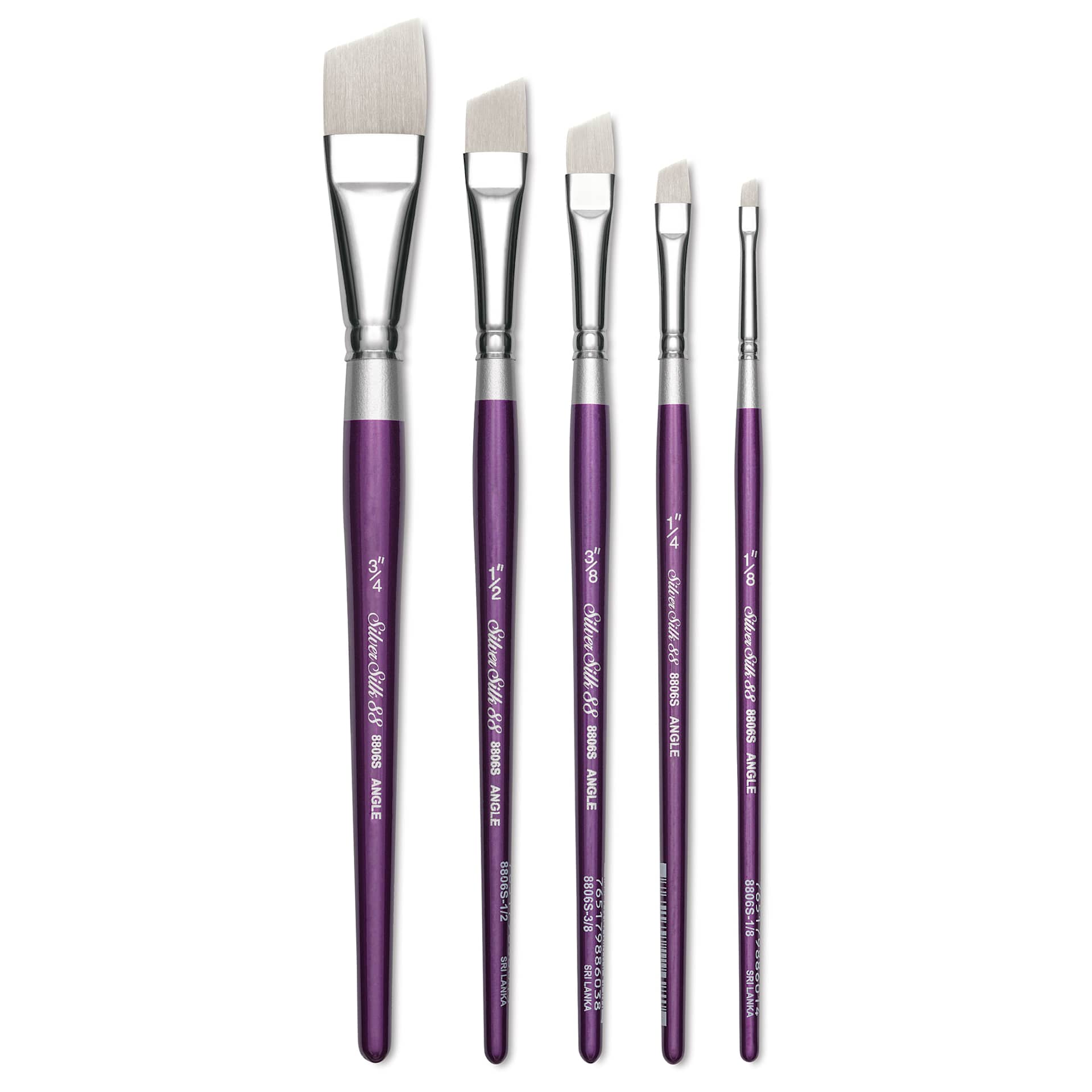 Silver Brush Silver Silk 88 Synthetic Angle Brushes