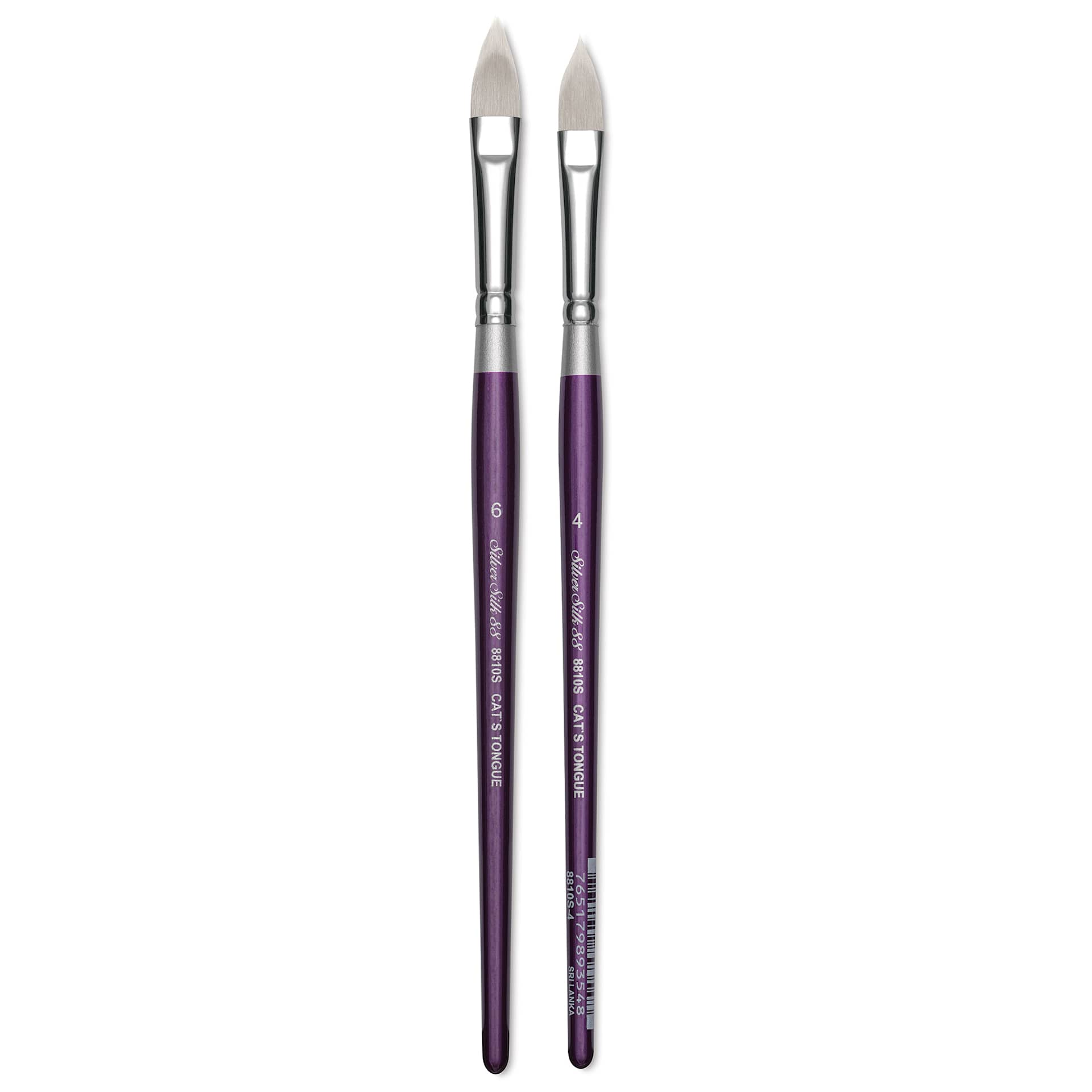 Silver Brush Silver Silk 88 Synthetic Cat's Toungue Brushes