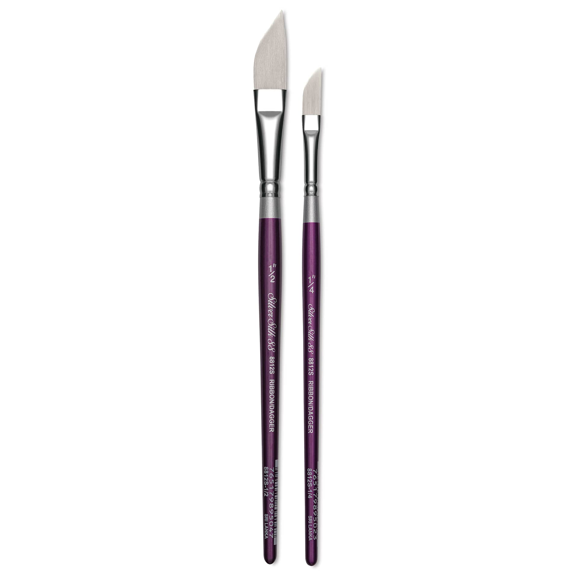 Silver Brush Silver Silk 88 Synthetic Dagger Brushes