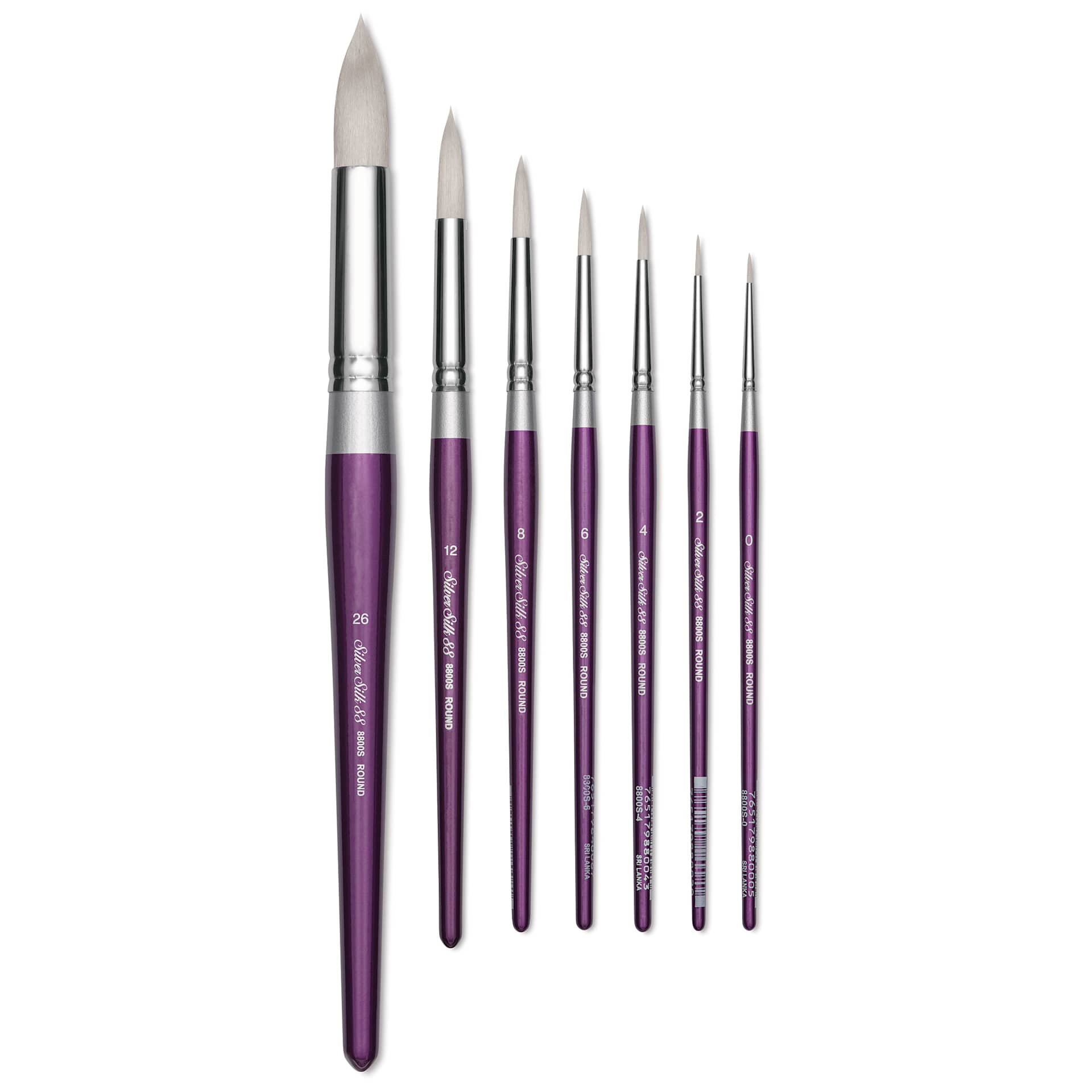 Silver Brush Silver Silk 88 Synthetic Round Brushes