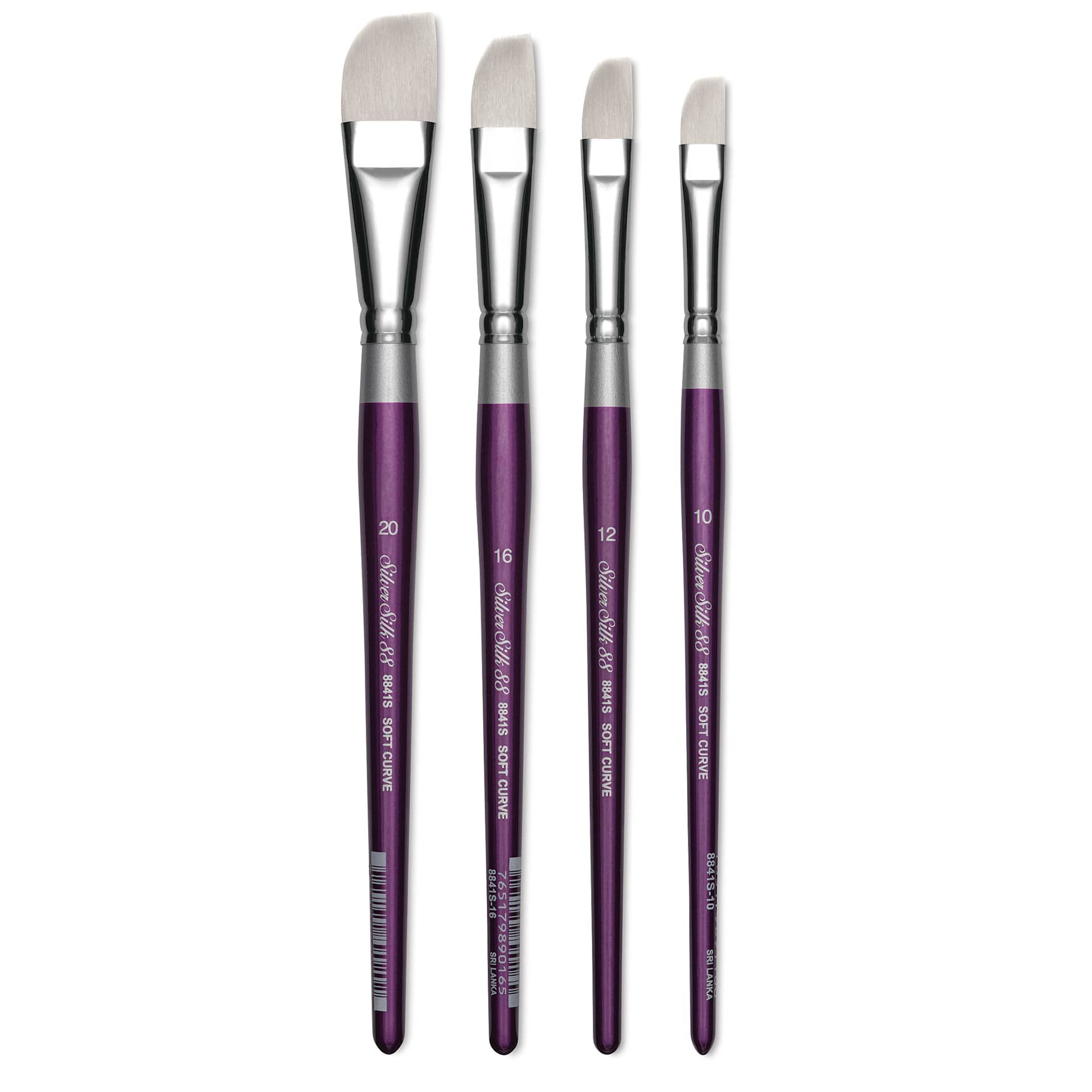 Silver Brush Silver Silk 88 Synthetic Soft Curve Brushes Silver Brush Silver Silk 88 Synthetic Soft Curve Brushes