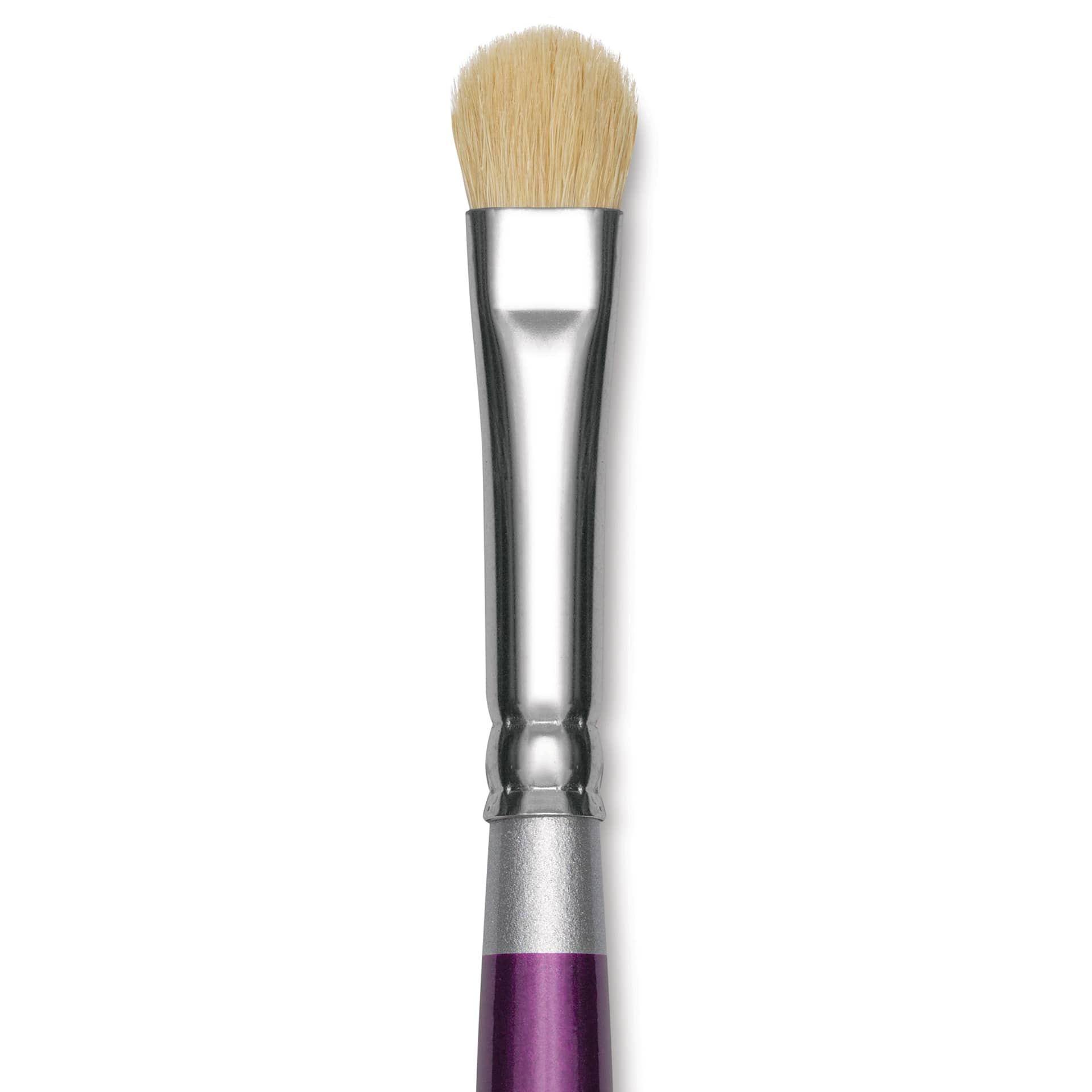 Silver Brush Silver Silk 88 White Goat Hair Brush - Short Handle, Mini Mop, 3/8", close-up