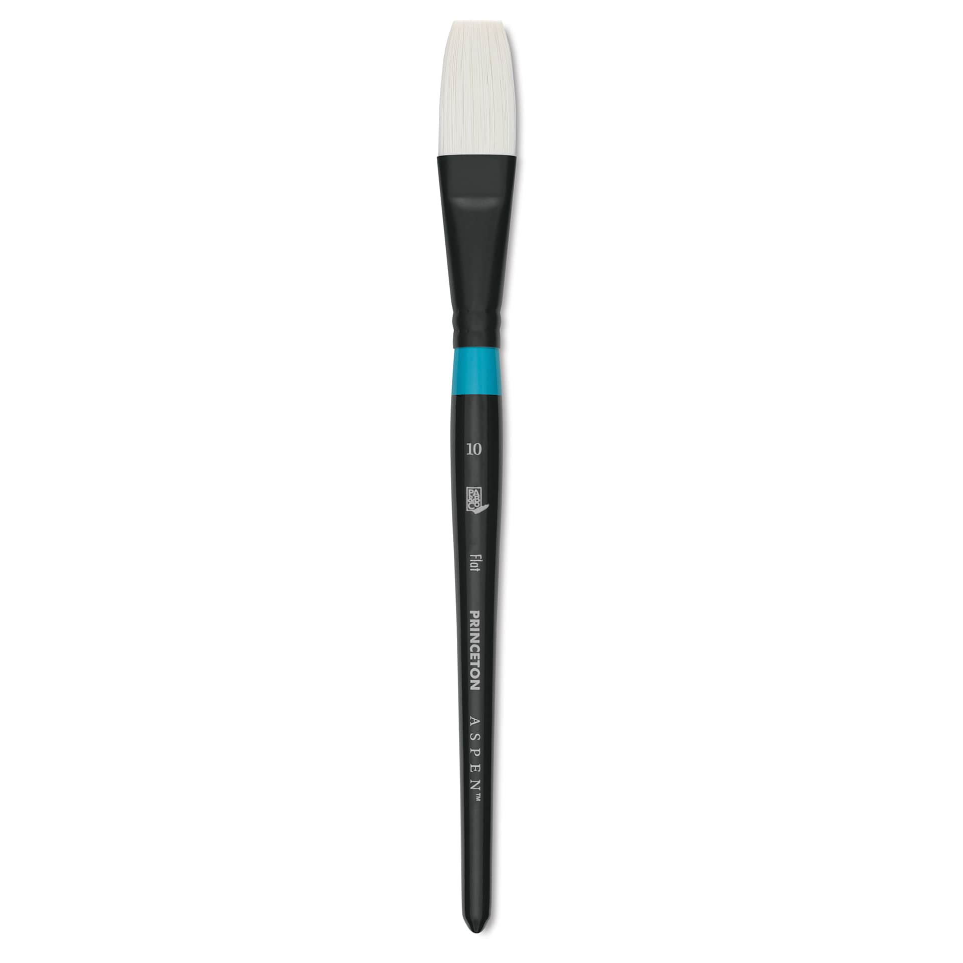 Princeton Aspen Synthetic Brush - Short Handle, Flat, Size 10
