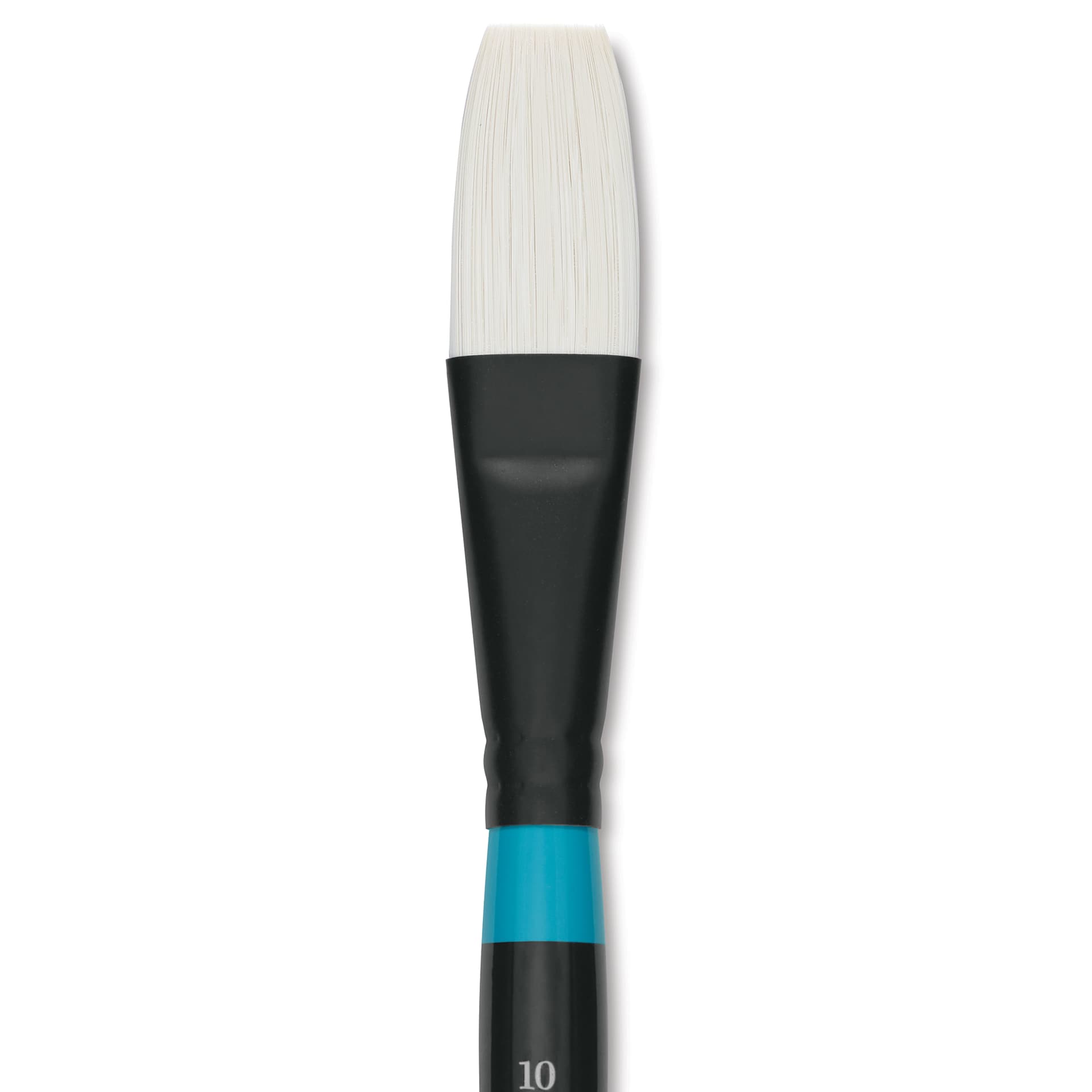 Princeton Aspen Synthetic Brush - Short Handle, Flat, Size 10, close-up