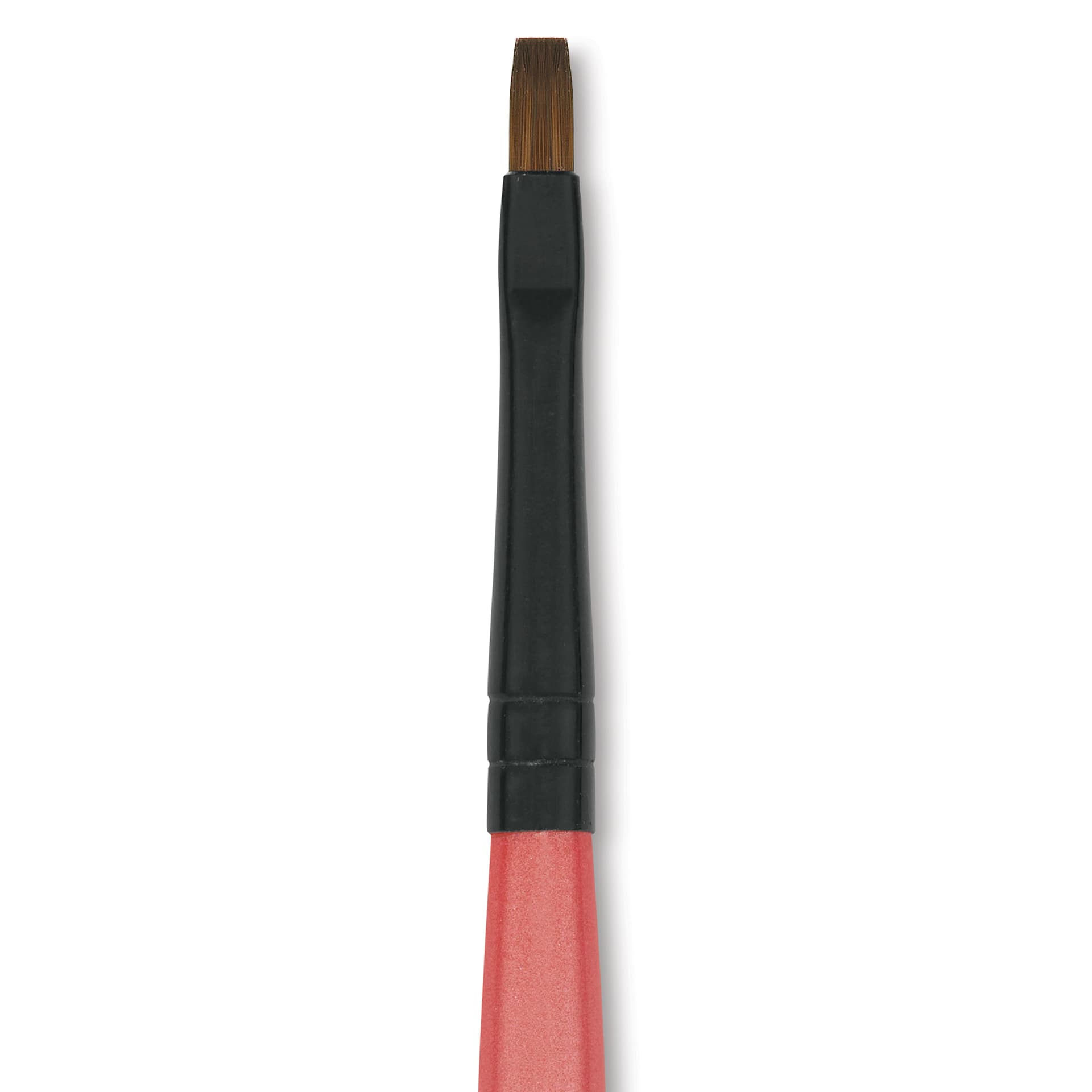 Dynasty Water Lily Watercolor Brush - Short Handle, Bright, Size 2, close-up