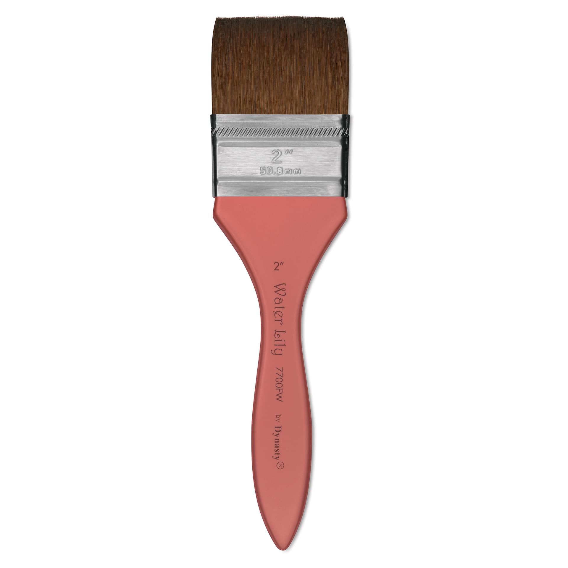 Dynasty Water Lily Watercolor Brush - Short Handle, Flat Wash, Size 2" Dynasty Water Lily Watercolor Brush - Short Handle, Flat Wash, Size 2"