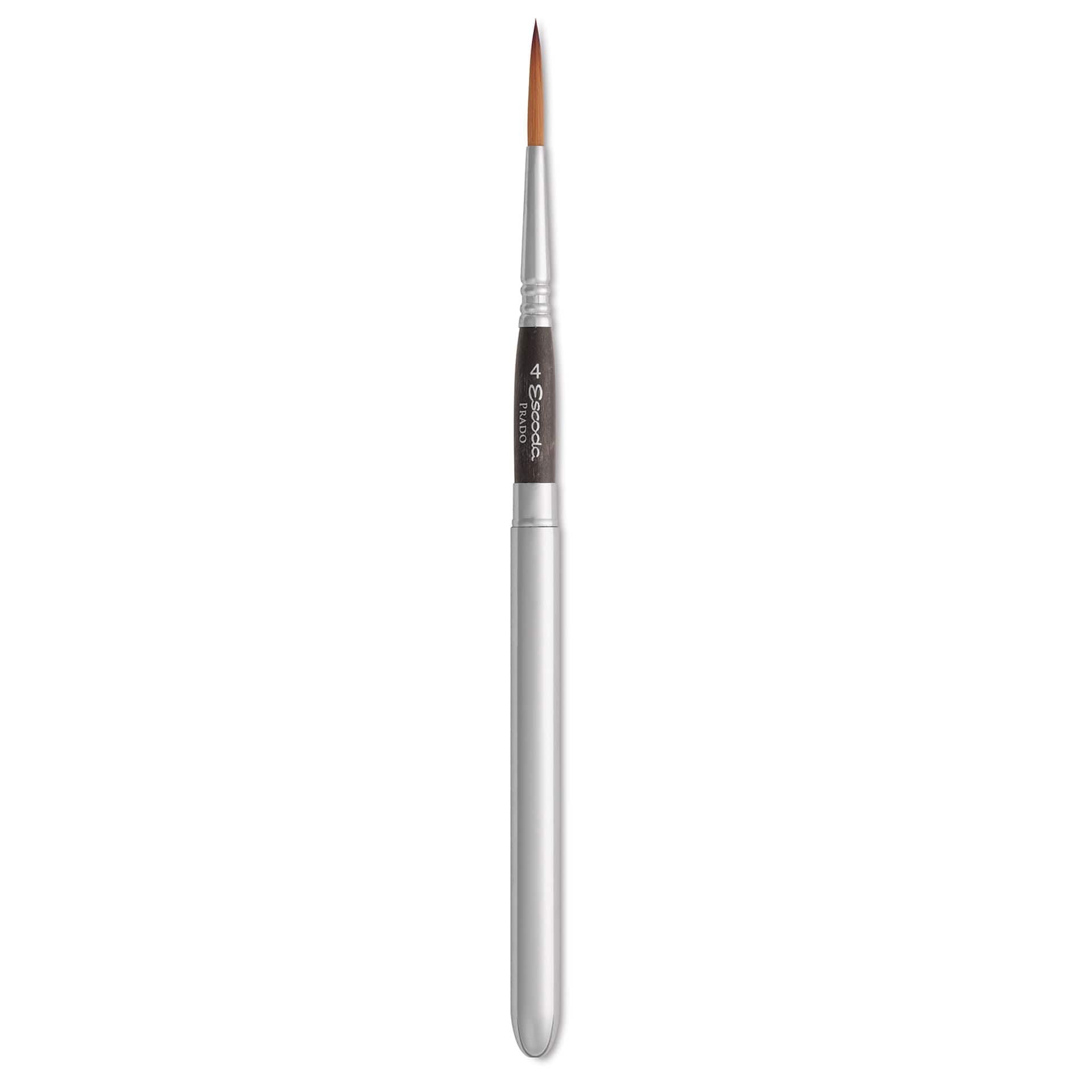 Escoda Prado Tame Synthetic Travel Brush - Rigger, Short Handle, Size 4