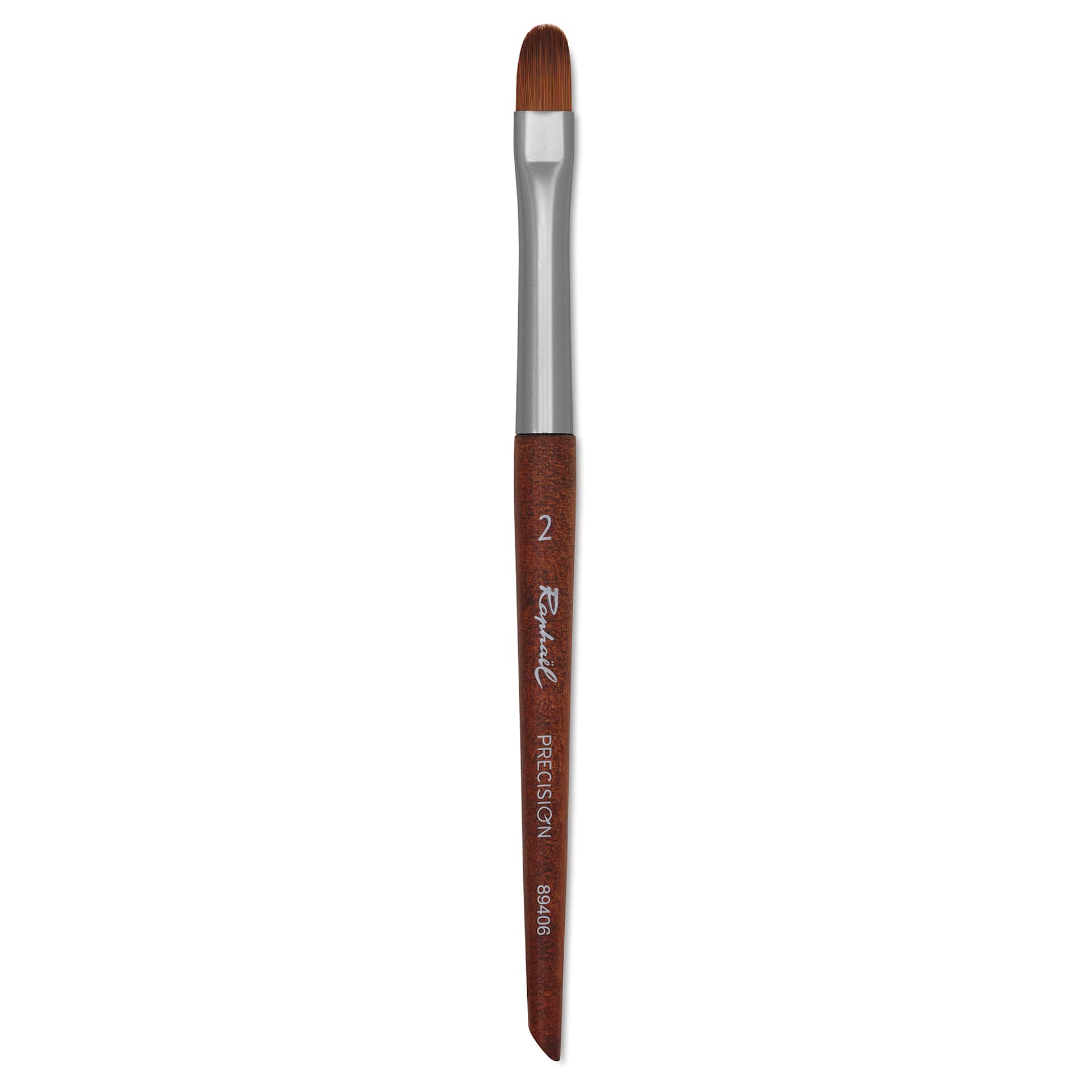 Raphaël Precision Mini Brush - Filbert, Short Handle, Size 2 Raphaël Precision Mini Brush - Filbert, Short Handle, Size 2