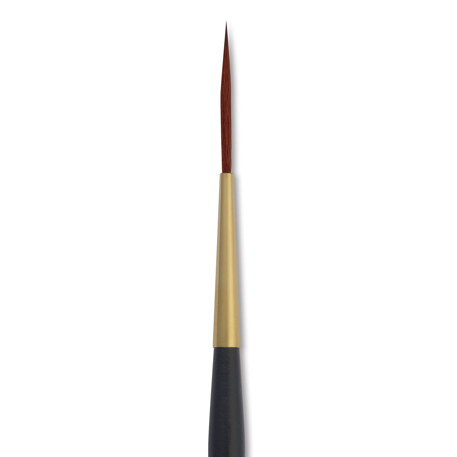 Isabey Isagold Synthetic Brush - Rigger, Short Handle, Size 6, close-up
