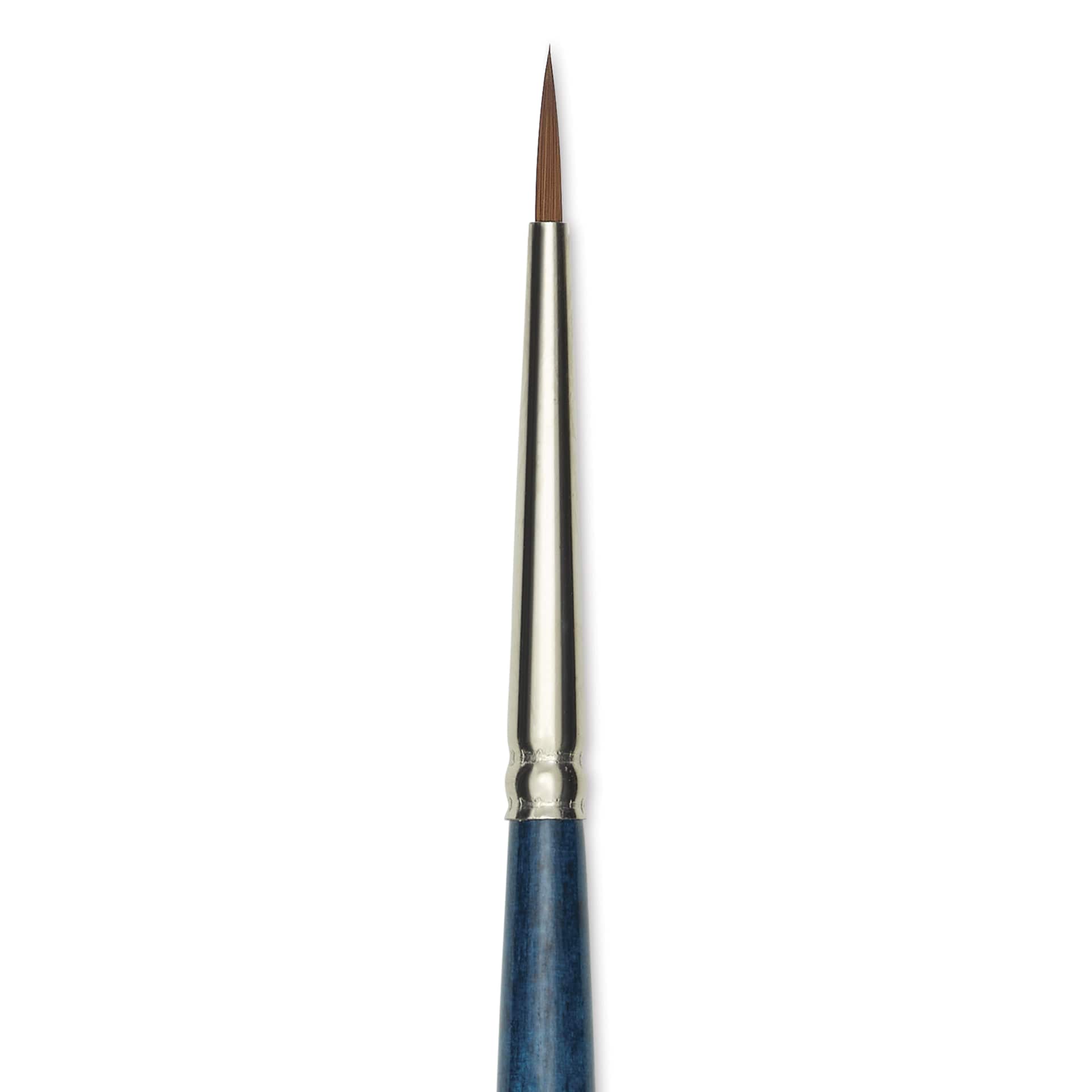 Silver Brush BelleAqua Brush - Round, Short Handle, Size 1, close-up
