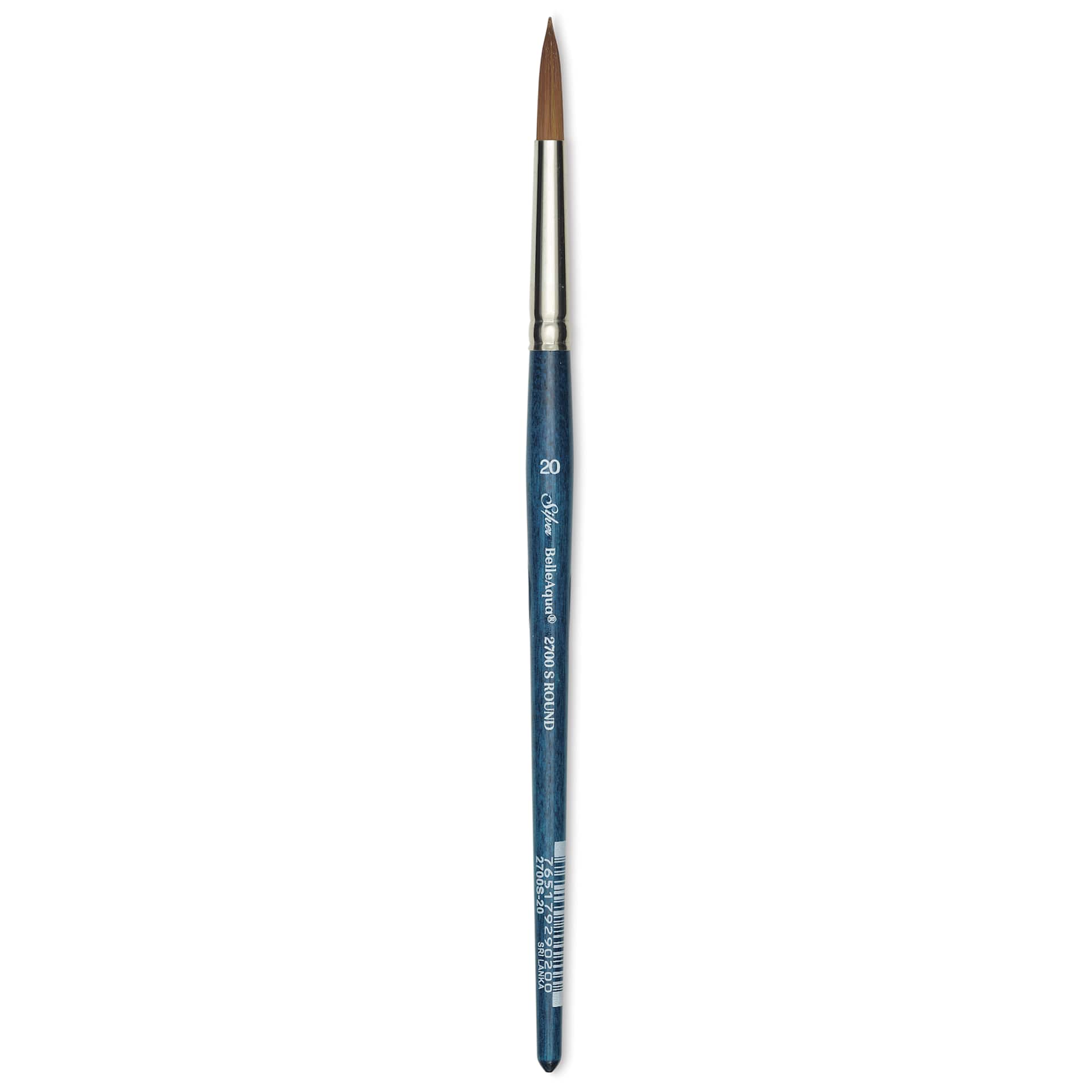 Silver Brush BelleAqua Brush - Round, Short Handle, Size 20