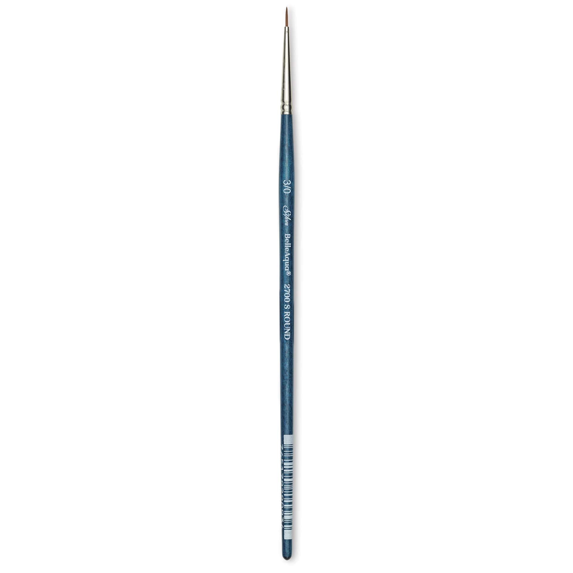 Silver Brush BelleAqua Brush - Round, Short Handle, Size 3/0