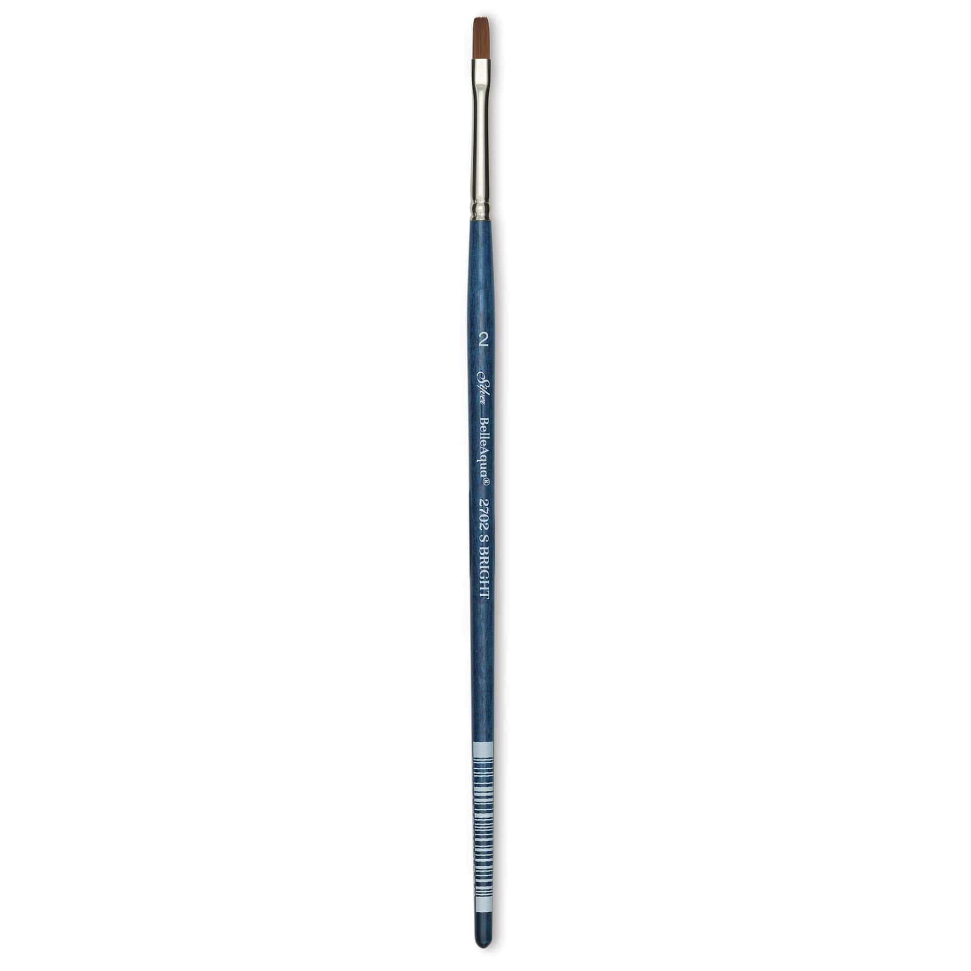 Silver Brush BelleAqua Brush - Bright, Short Handle, Size 2