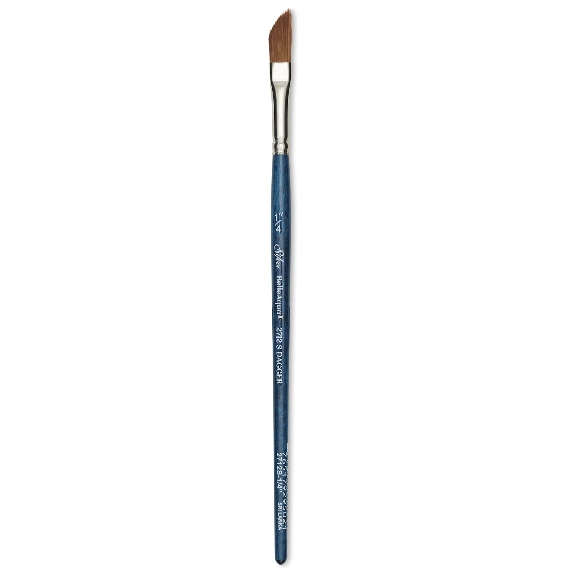 Silver Brush BelleAqua Brush - Dagger, Short Handle, Size 1/4"