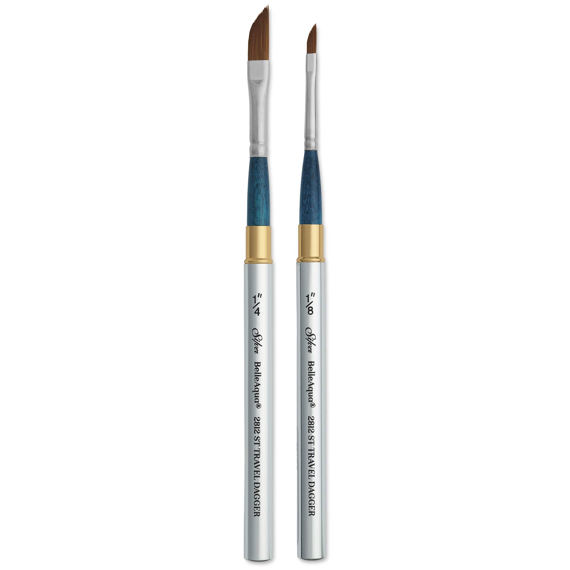 Silver Brush BelleAqua Travel Dagger Brushes