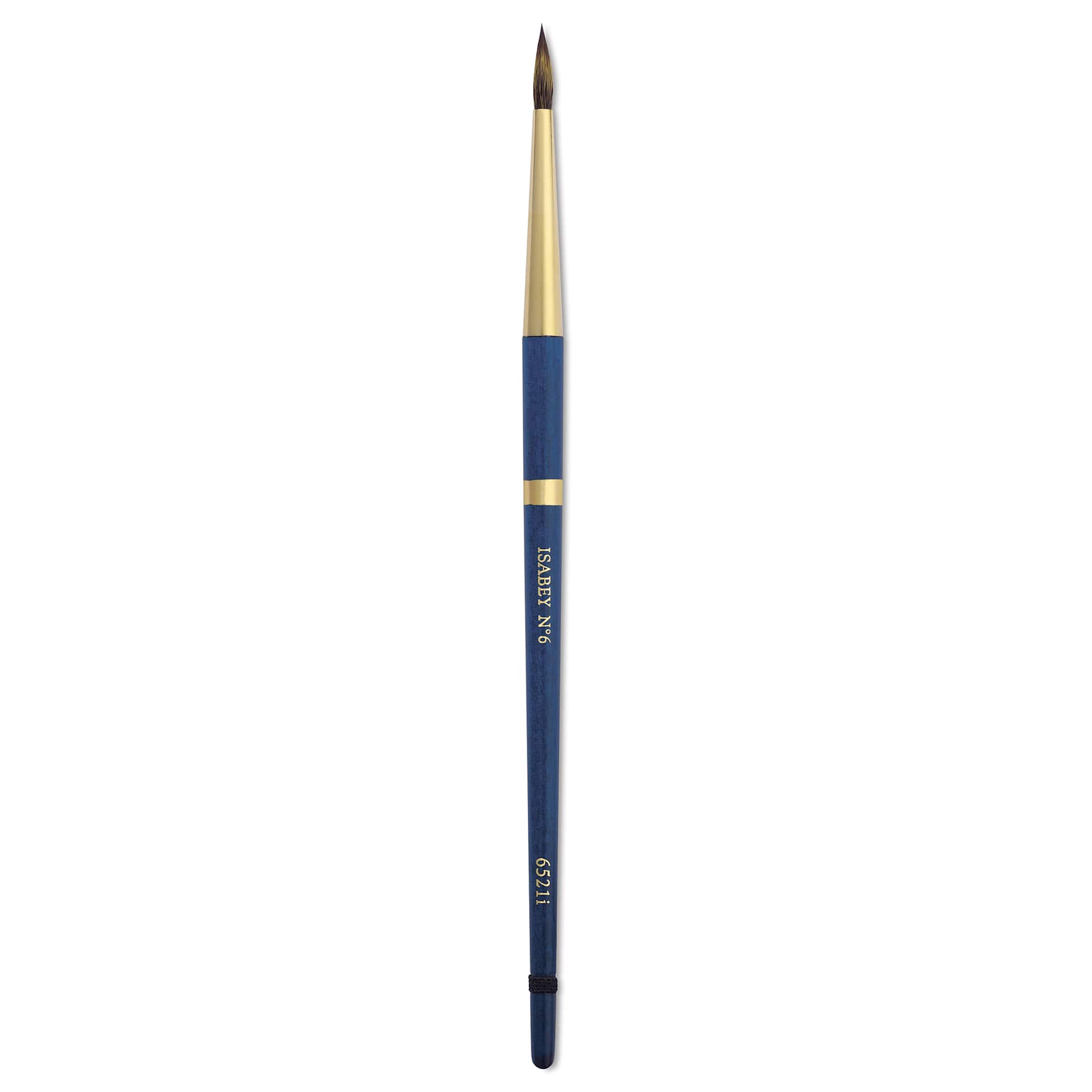 Isabey Isacolor Synthetic Brush - Round, Short Handle, Size 6