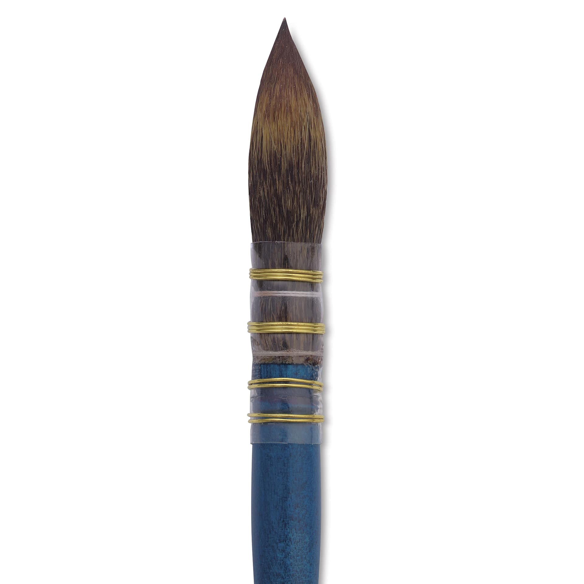 Isabey Isacolor Synthetic Brush - Quill Mop, Short Handle, Size 4, close-up Isabey Isacolor Synthetic Brush - Quill Mop, Short Handle, Size 4, close-up