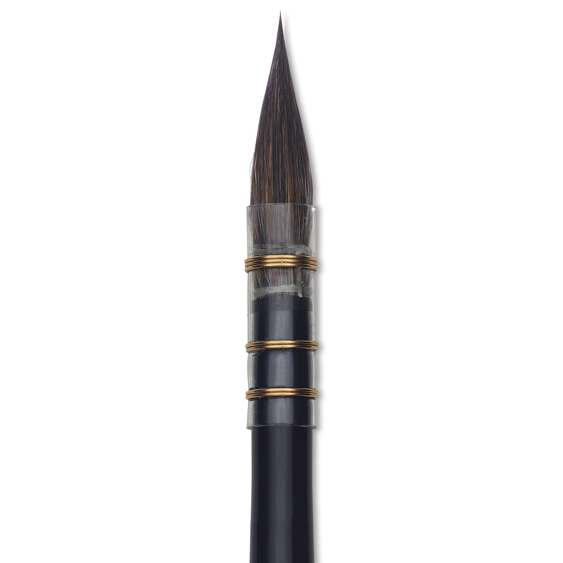 Da Vinci Cosmotop Sable Mix B Brush - Round Wash, Short Handle, Size 2, close-up