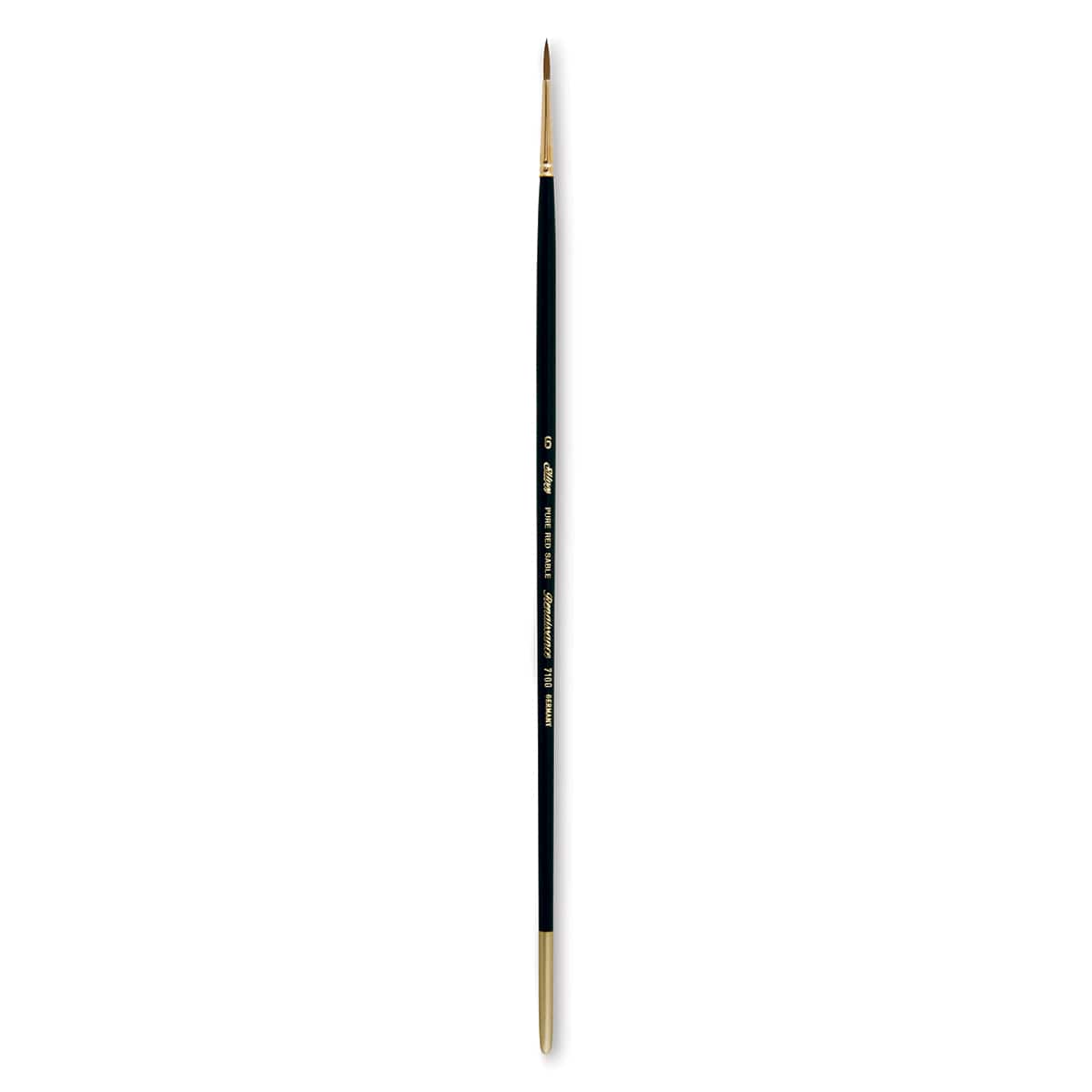 Silver Brush Renaissance Red Sable Brush - Round, Long Handle, Size 6