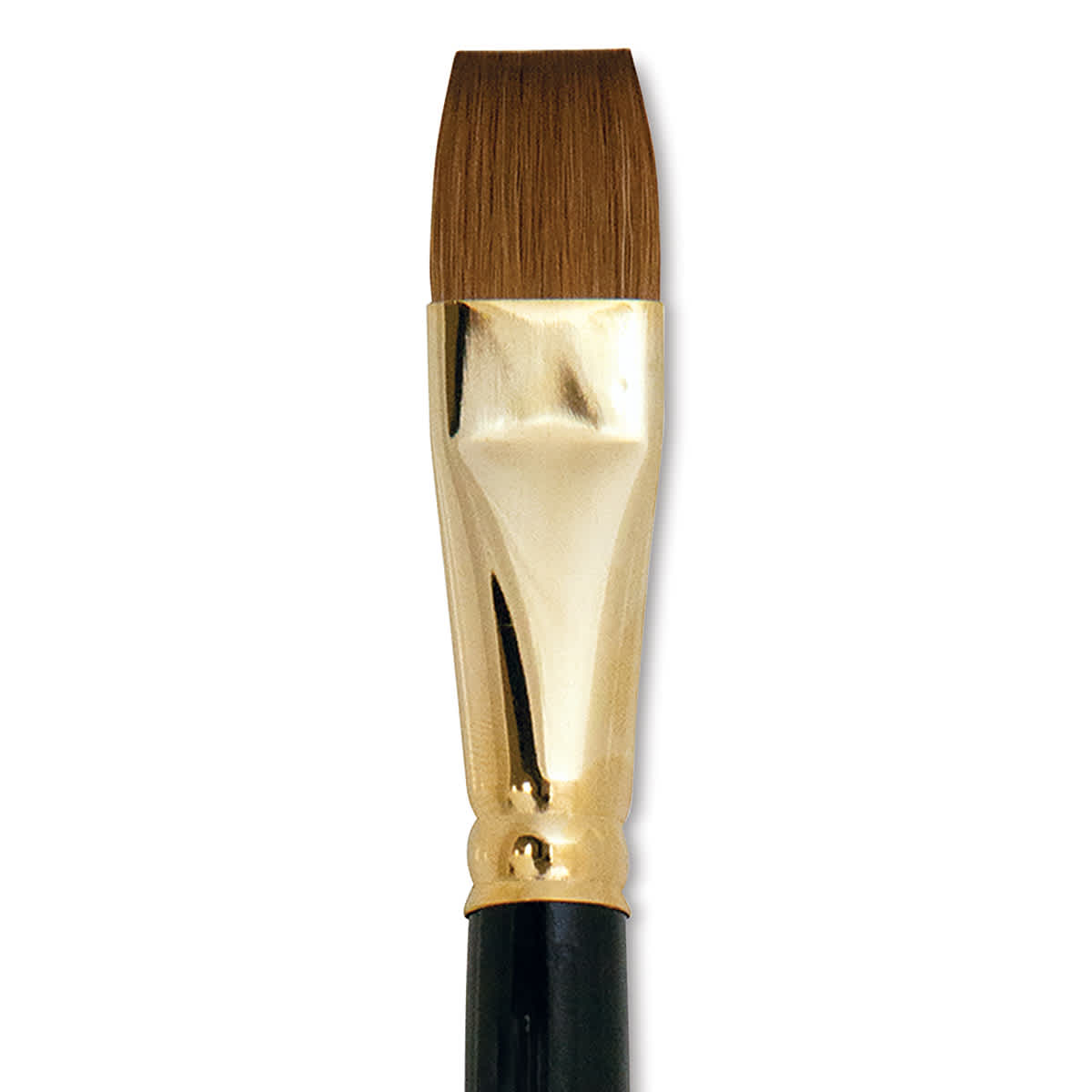 Silver Brush Renaissance Red Sable Brush - Bright, Long Handle, Size 18 close up