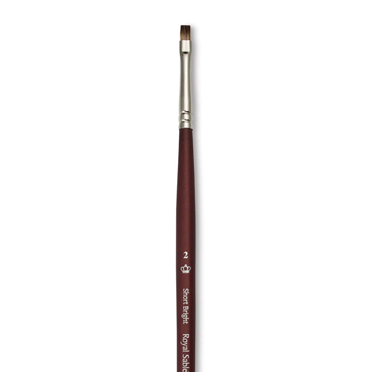 Royal & Langnickel SableTek Brush - Short Bright, Short Handle, Size 2