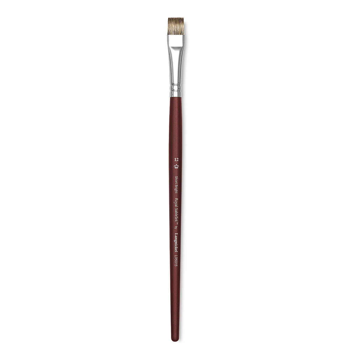 Royal & Langnickel SableTek Brush - Short Bright, Short Handle, Size 12