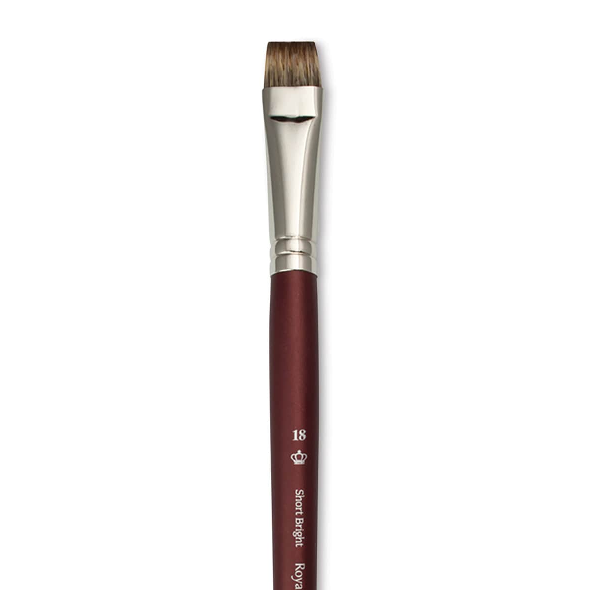 Royal & Langnickel SableTek Brush - Short Bright, Short Handle, Size 18
