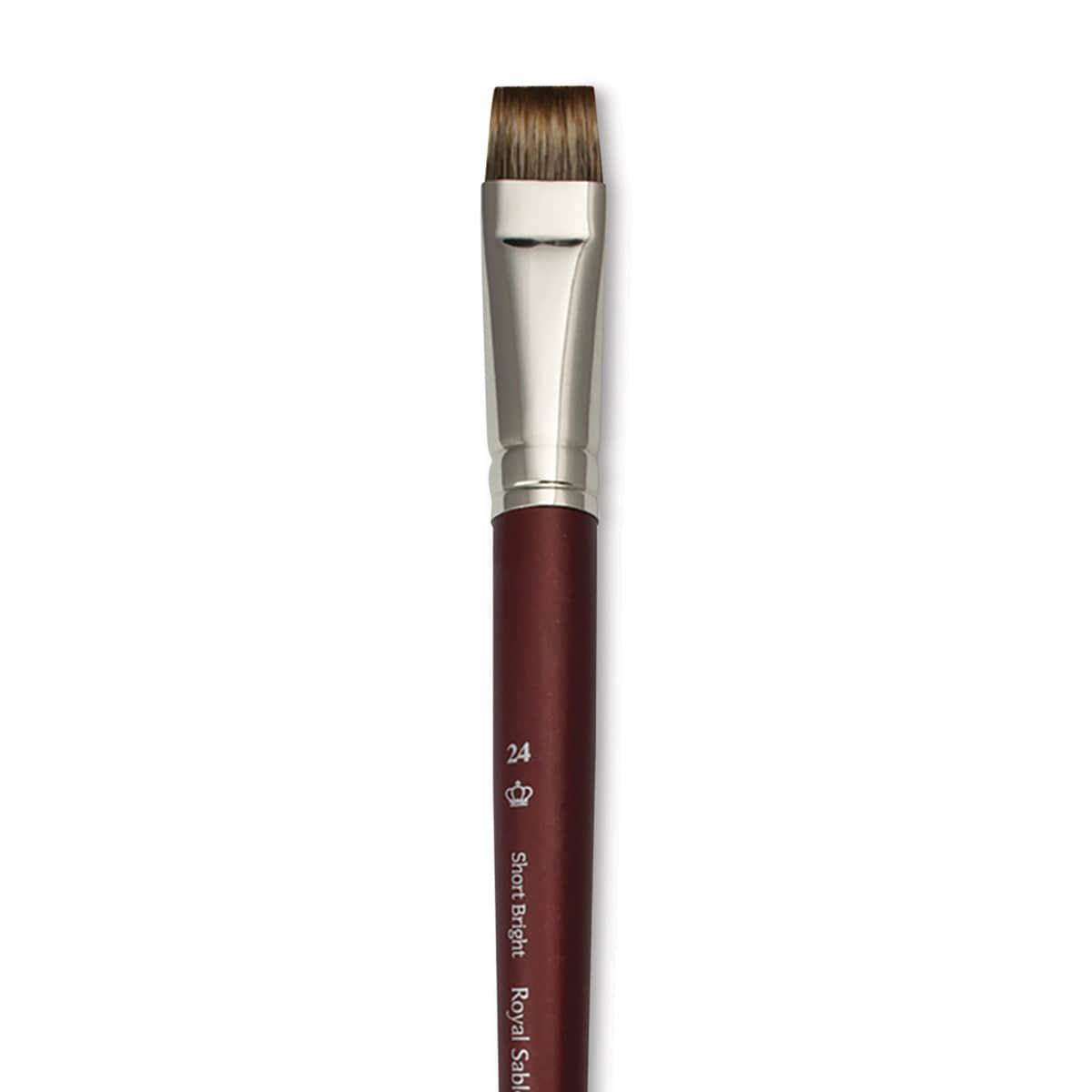 Royal & Langnickel SableTek Brush - Short Bright, Short Handle, Size 24