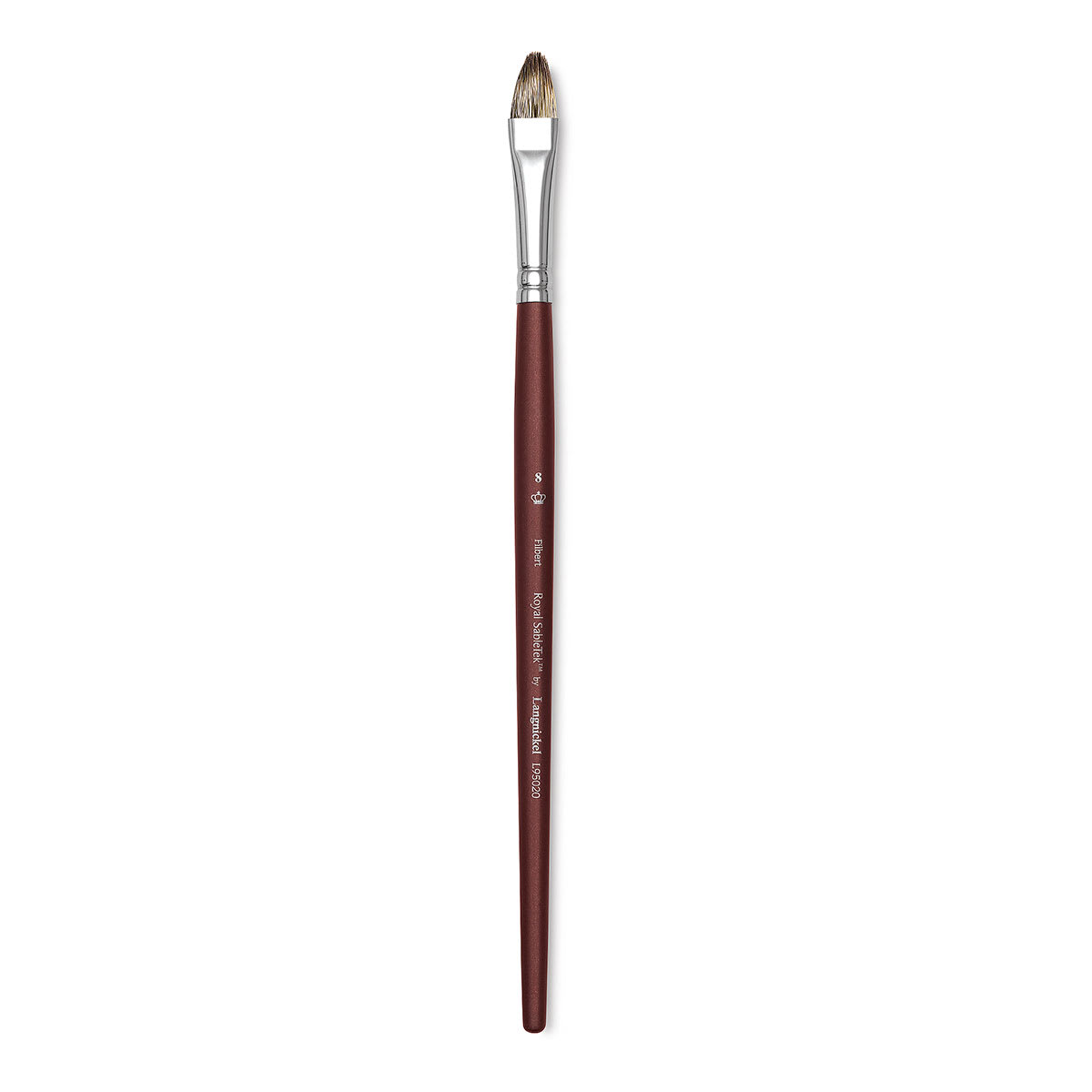 Royal & Langnickel SableTek Brush - Filbert, Short Handle, Size 8