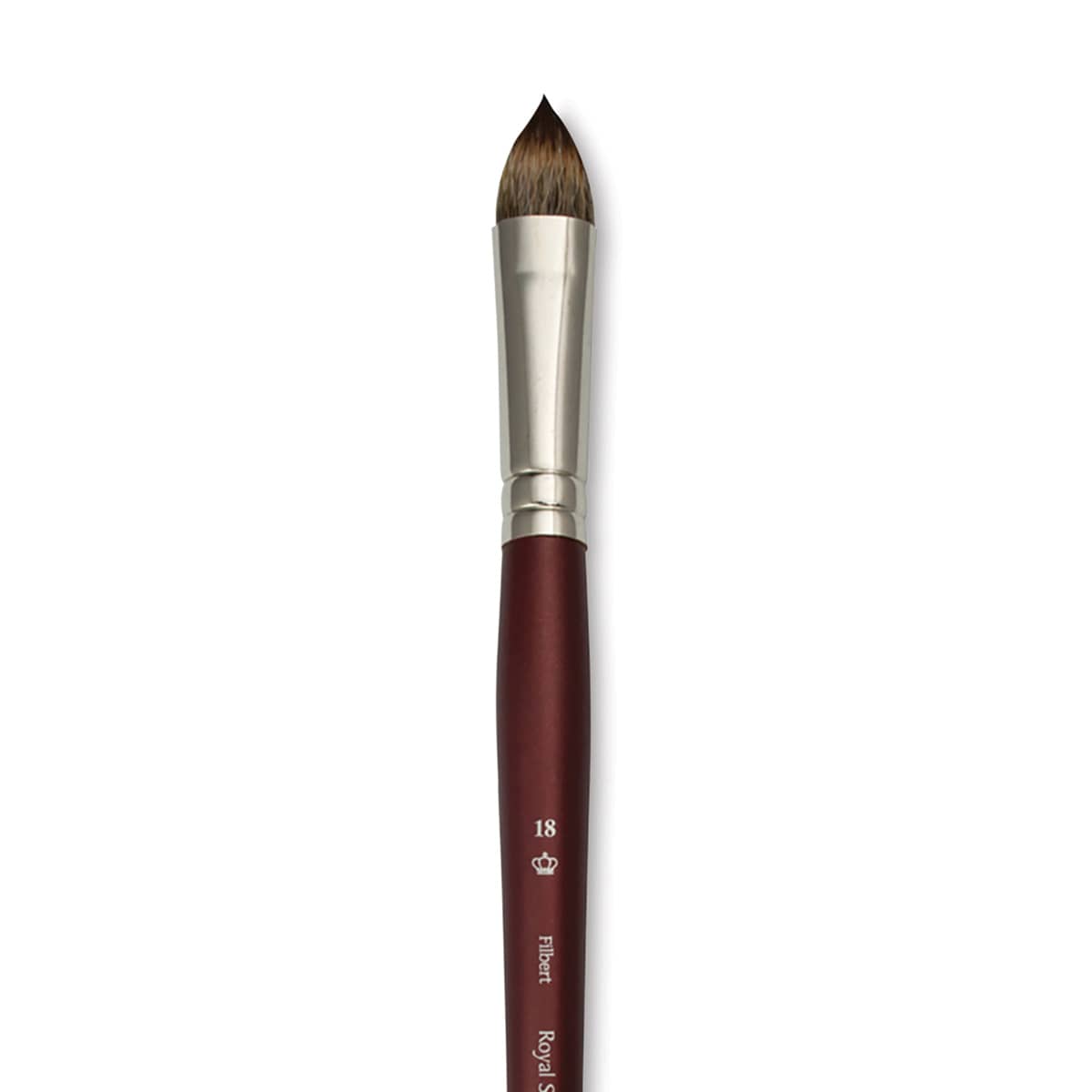 Royal & Langnickel SableTek Brush - Filbert, Short Handle, Size 18