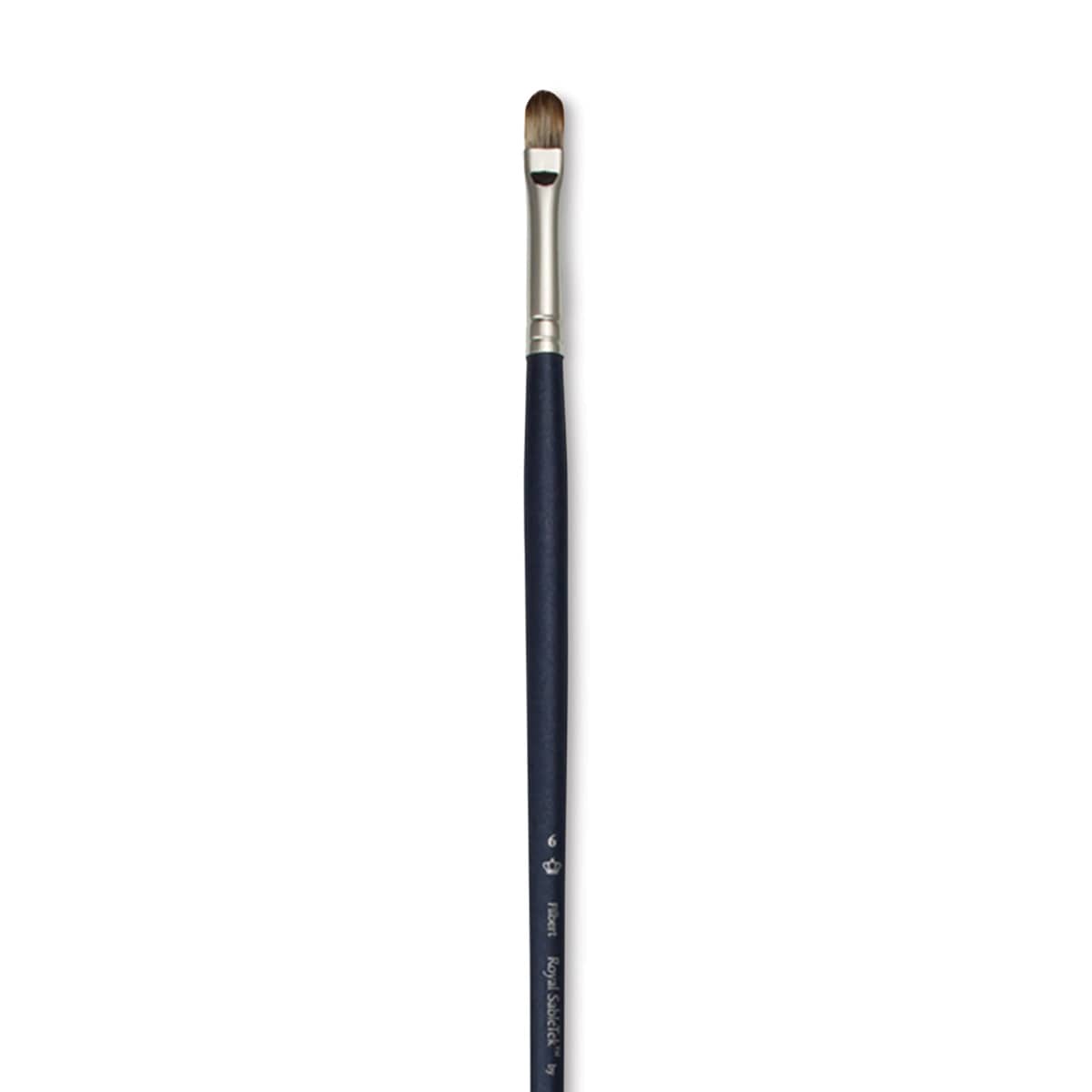 Royal & Langnickel SableTek Brush - Filbert, Long Handle, Size 6