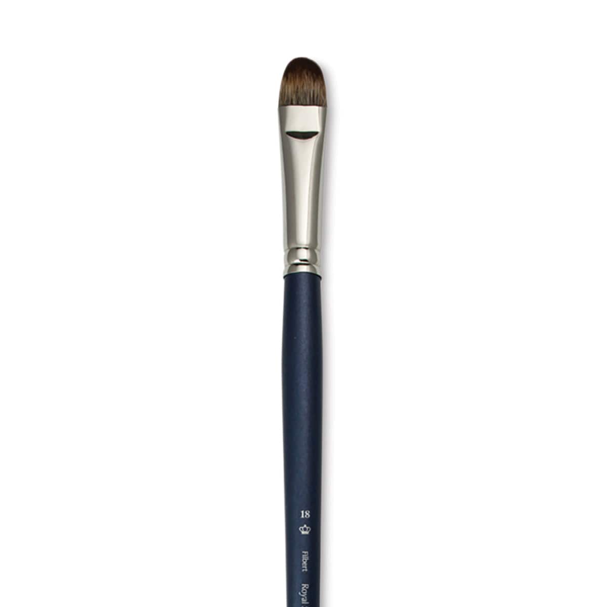 Royal & Langnickel SableTek Brush - Filbert, Long Handle, Size 18