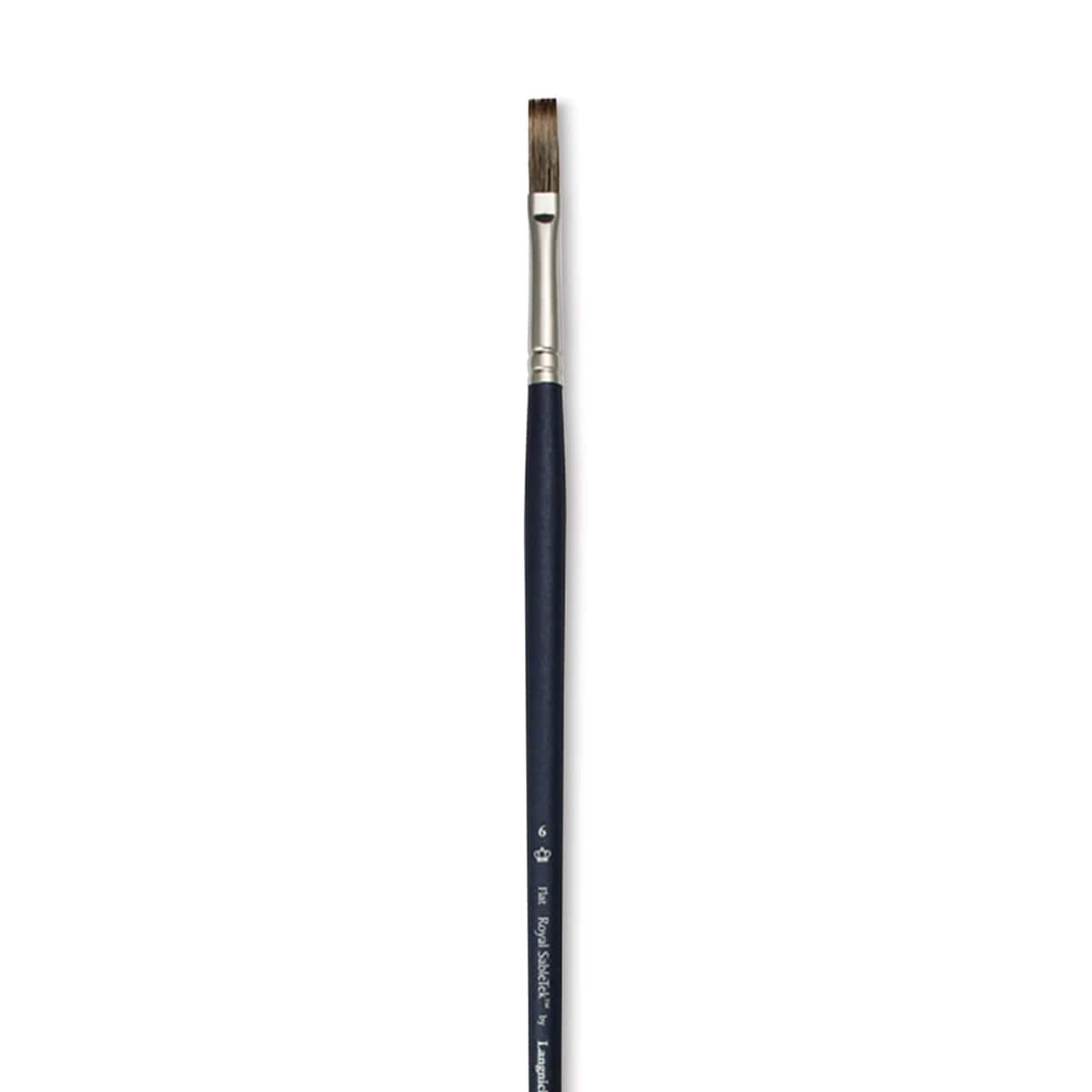 Royal & Langnickel SableTek Brush - Flat, Long Handle, Size 6